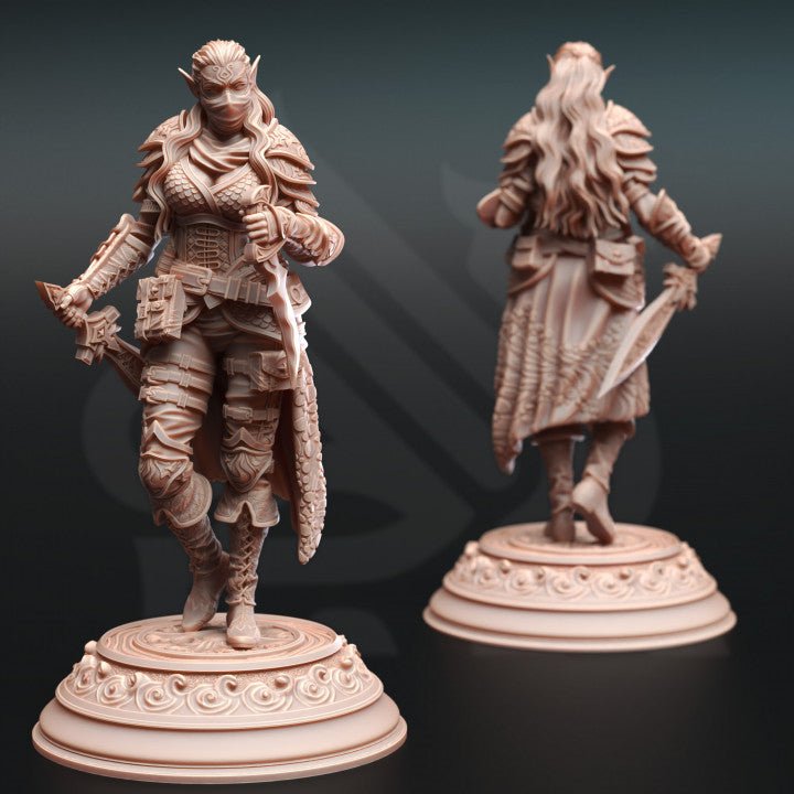 Water Genasi Rogue - Hali Brookes - Dungeon Master Minis