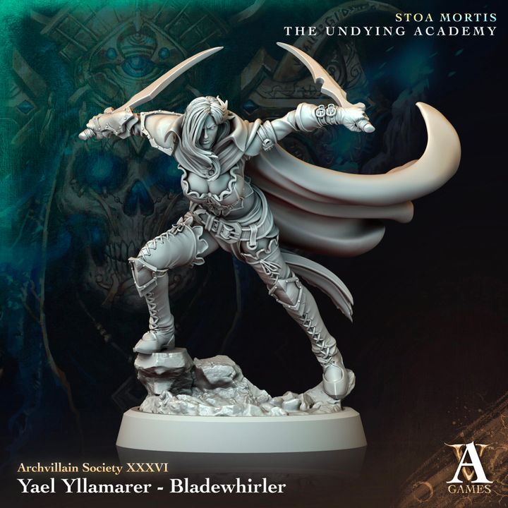 Yael Yllamarer - Bladewhirler - Dungeon Master Minis