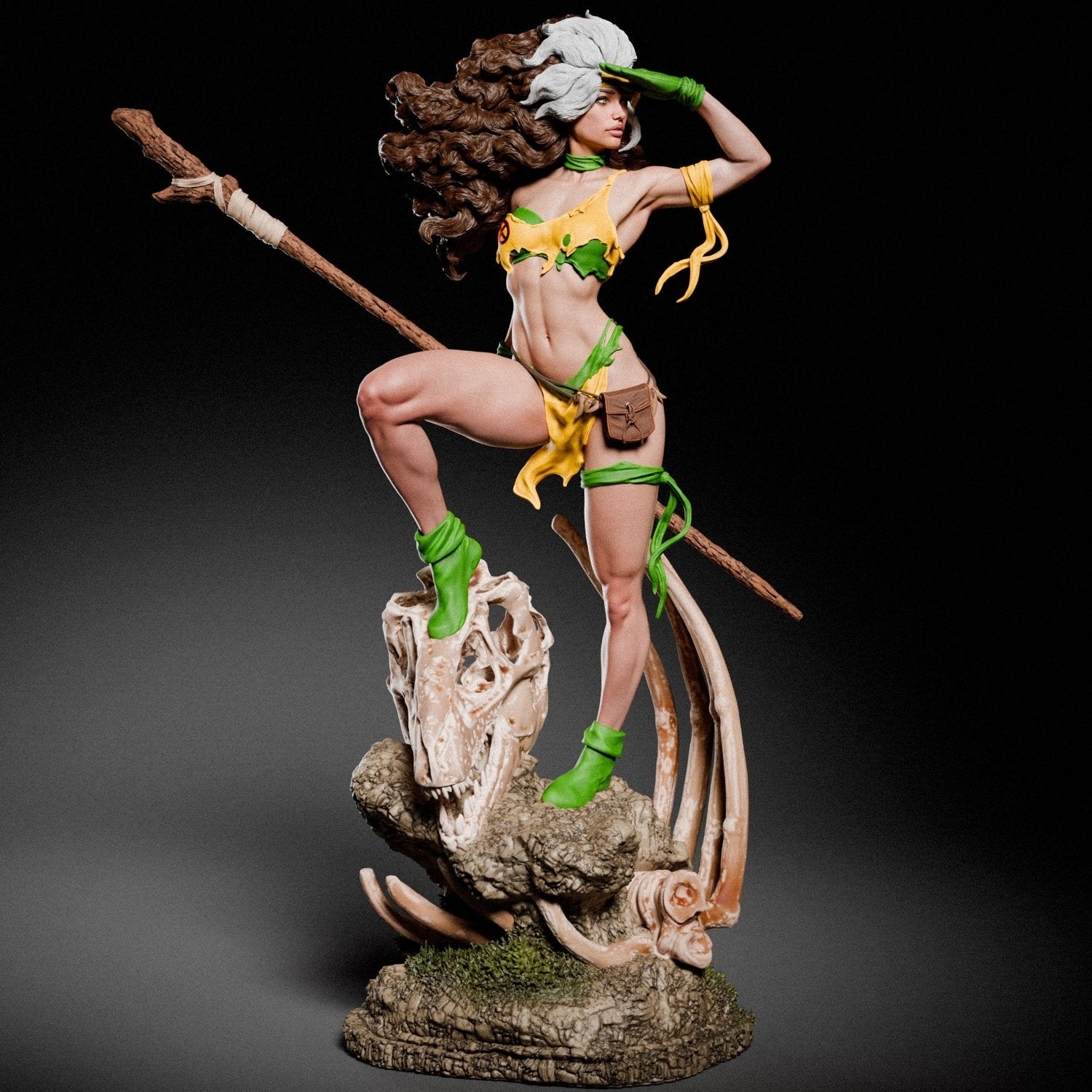 Savagelands Rogue- Marvel Comics - 1:6 Scale Figure & Bust - Image 6