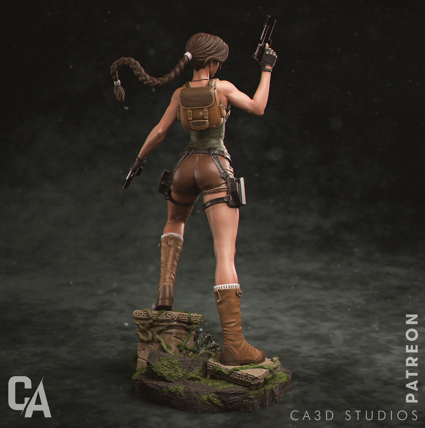 Lara Croft - Tomb Raider - 1:6 Scale Figure & Bust - Image 4