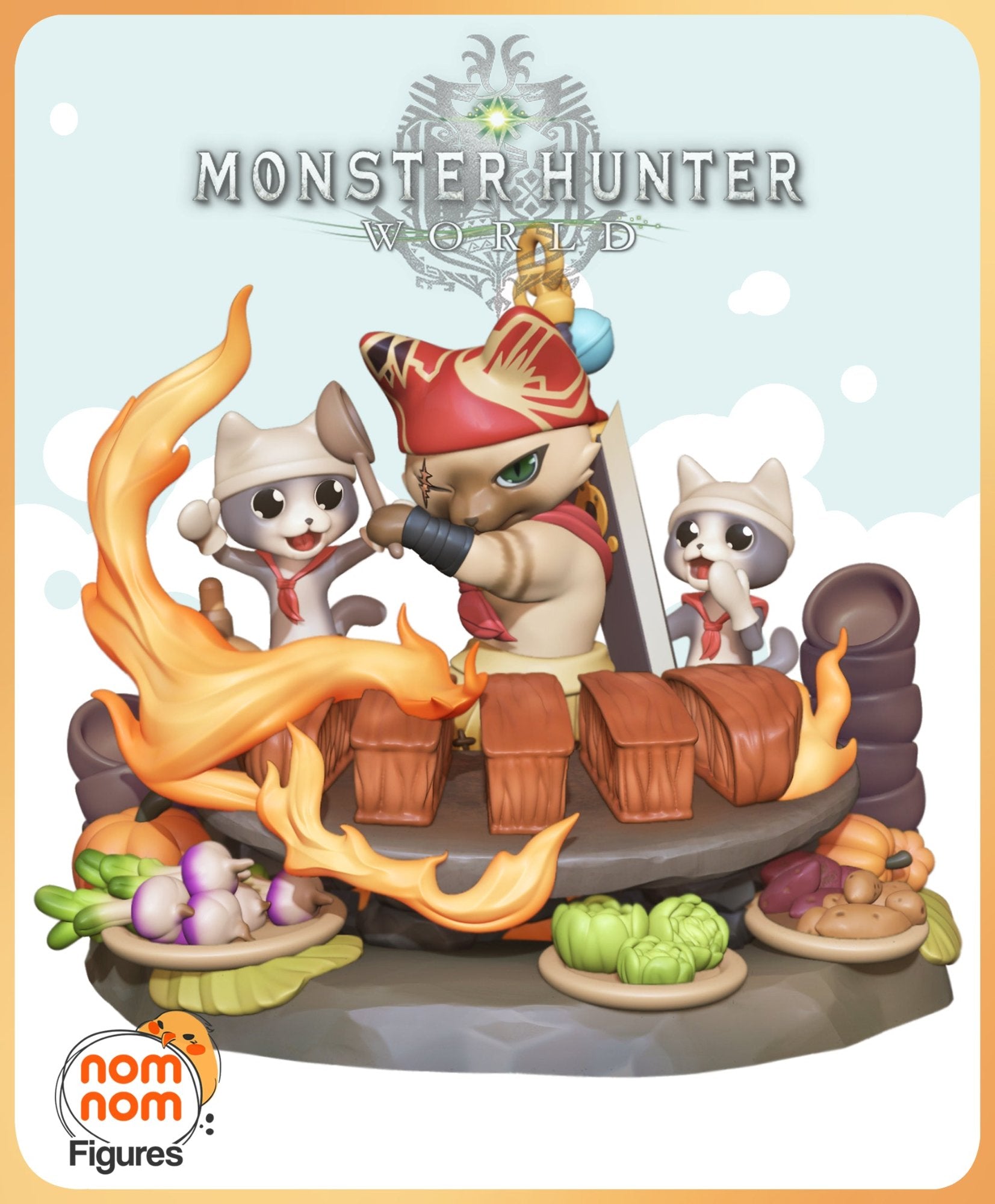 Chibi Meowscular Chef - Monster Hunter - Image 3