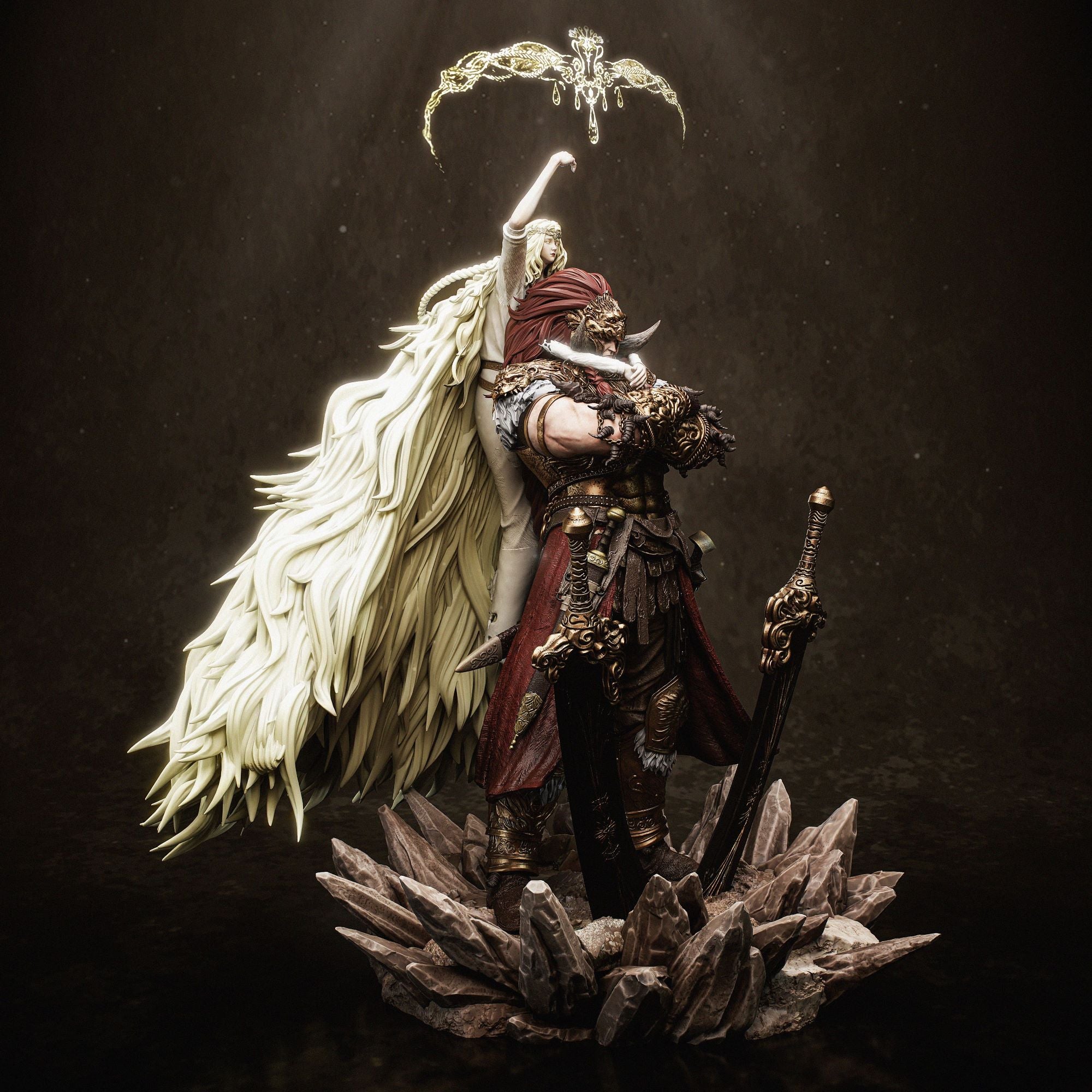Starscourge Radahn & Miquella - Elden Ring - 1:6, 1:9 Scale Figures & Busts - Image 4