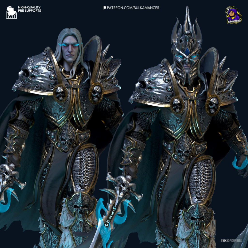 Arthas – Warcraft – 1:8 Scale Figure Hand-painted Resin