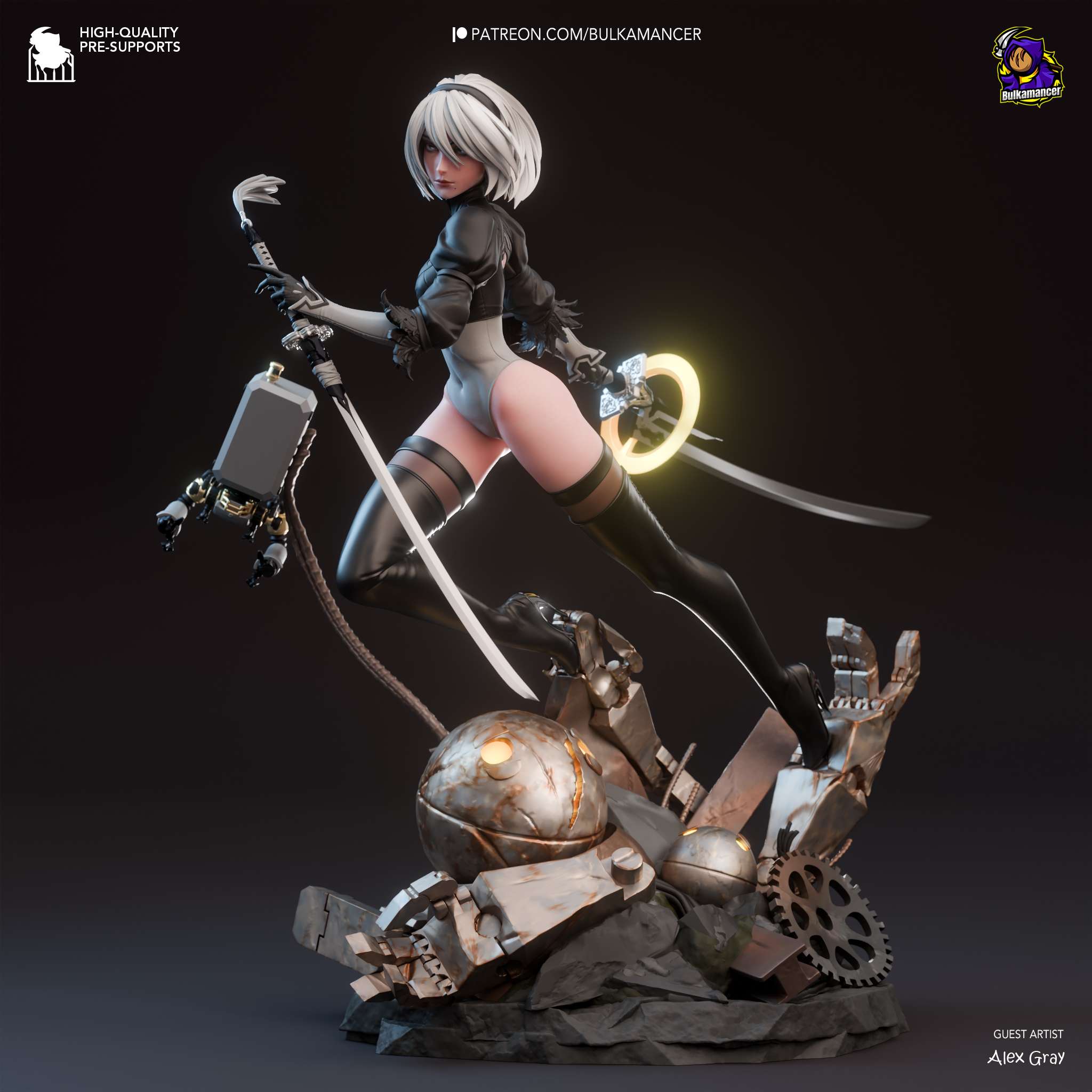 YoRHa No.2 Type B - Nier Automata - 1:8 Scale Figure - Image 5