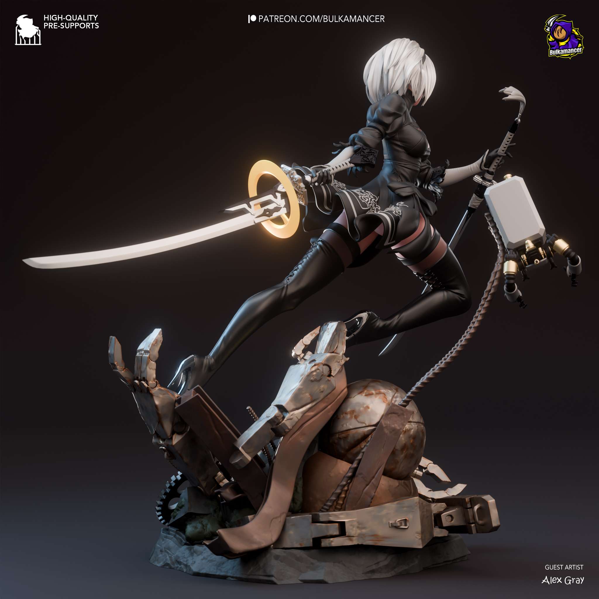 YoRHa No.2 Type B - Nier Automata - 1:8 Scale Figure - Image 6