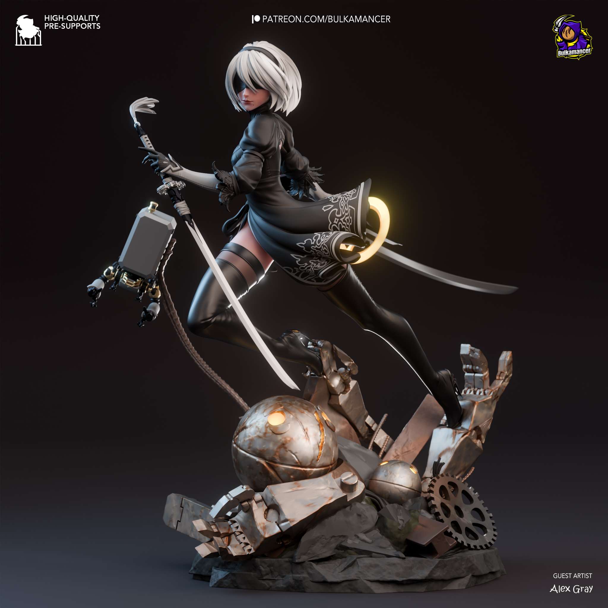 YoRHa No.2 Type B - Nier Automata - 1:8 Scale Figure - Image 4