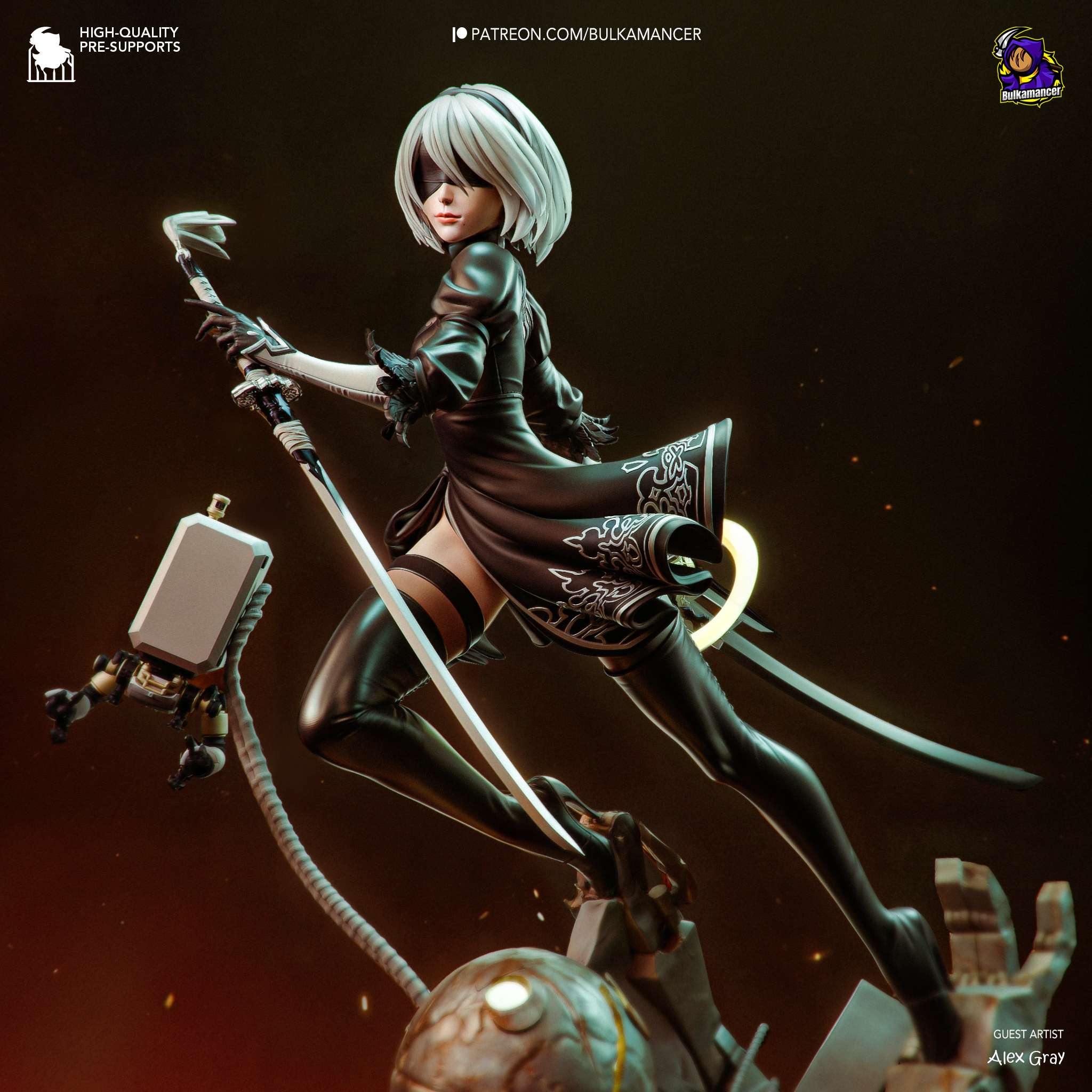 YoRHa No.2 Type B - Nier Automata - 1:8 Scale Figure