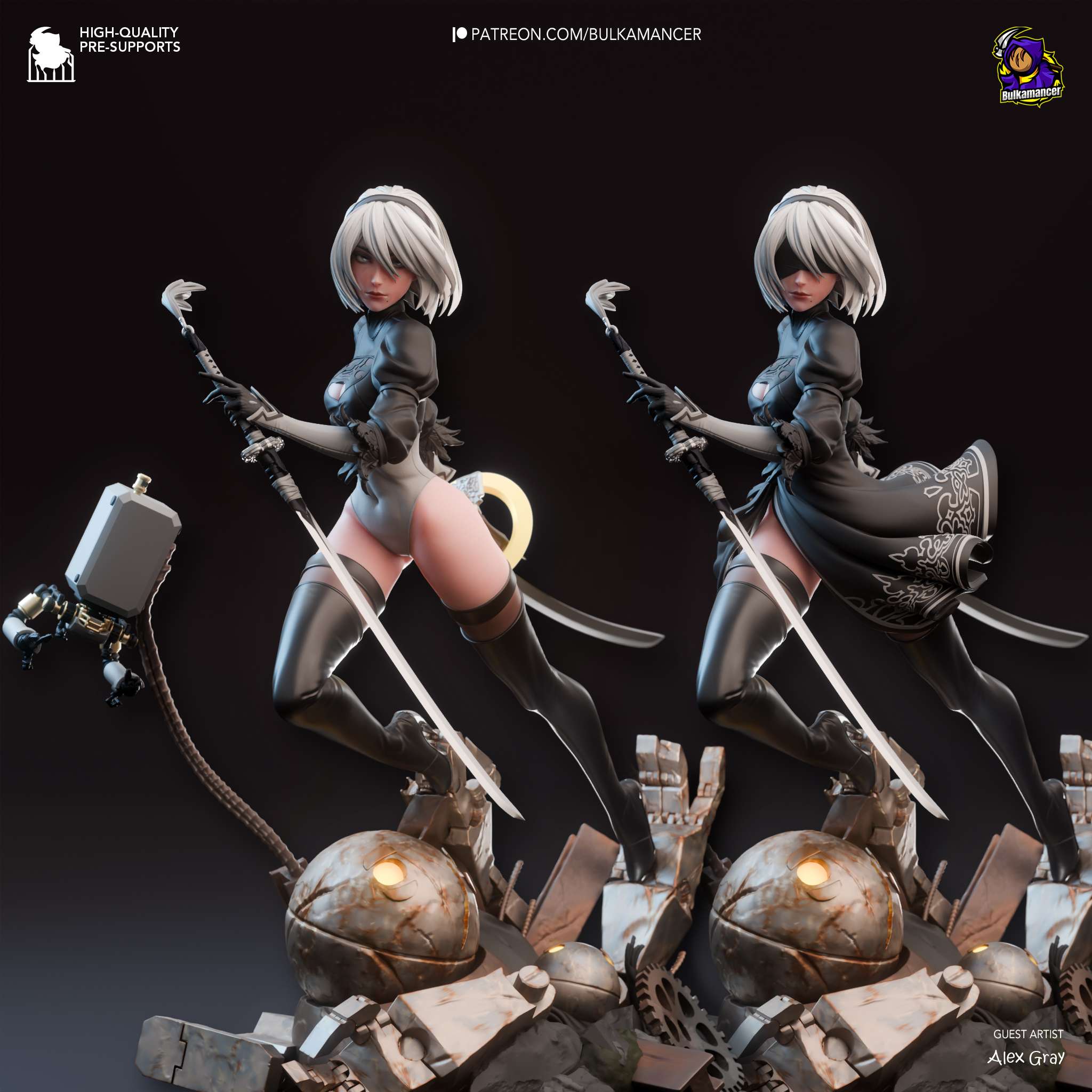 YoRHa No.2 Type B - Nier Automata - 1:8 Scale Figure - Image 3