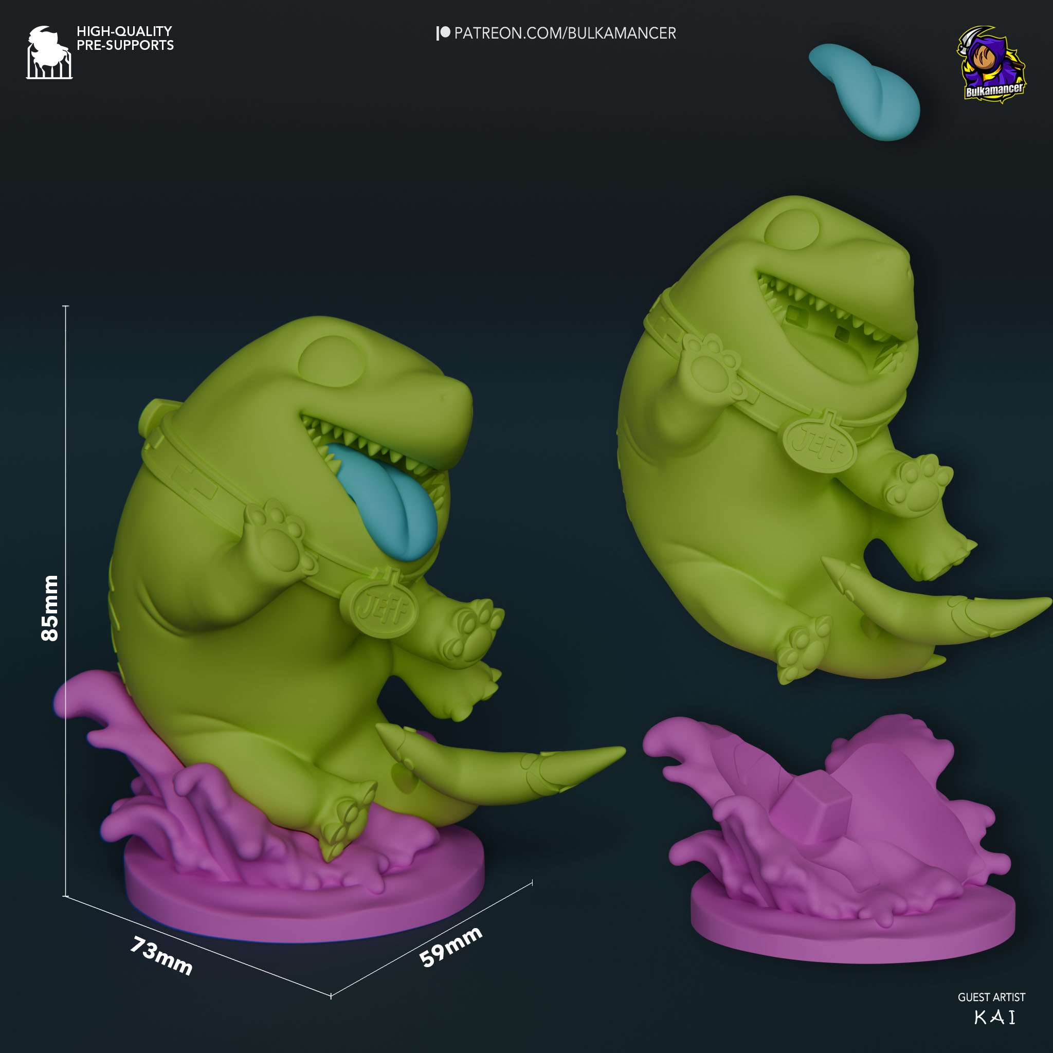 Chibi Jeff the Shark - Marvel Rivals Figure - Image 4