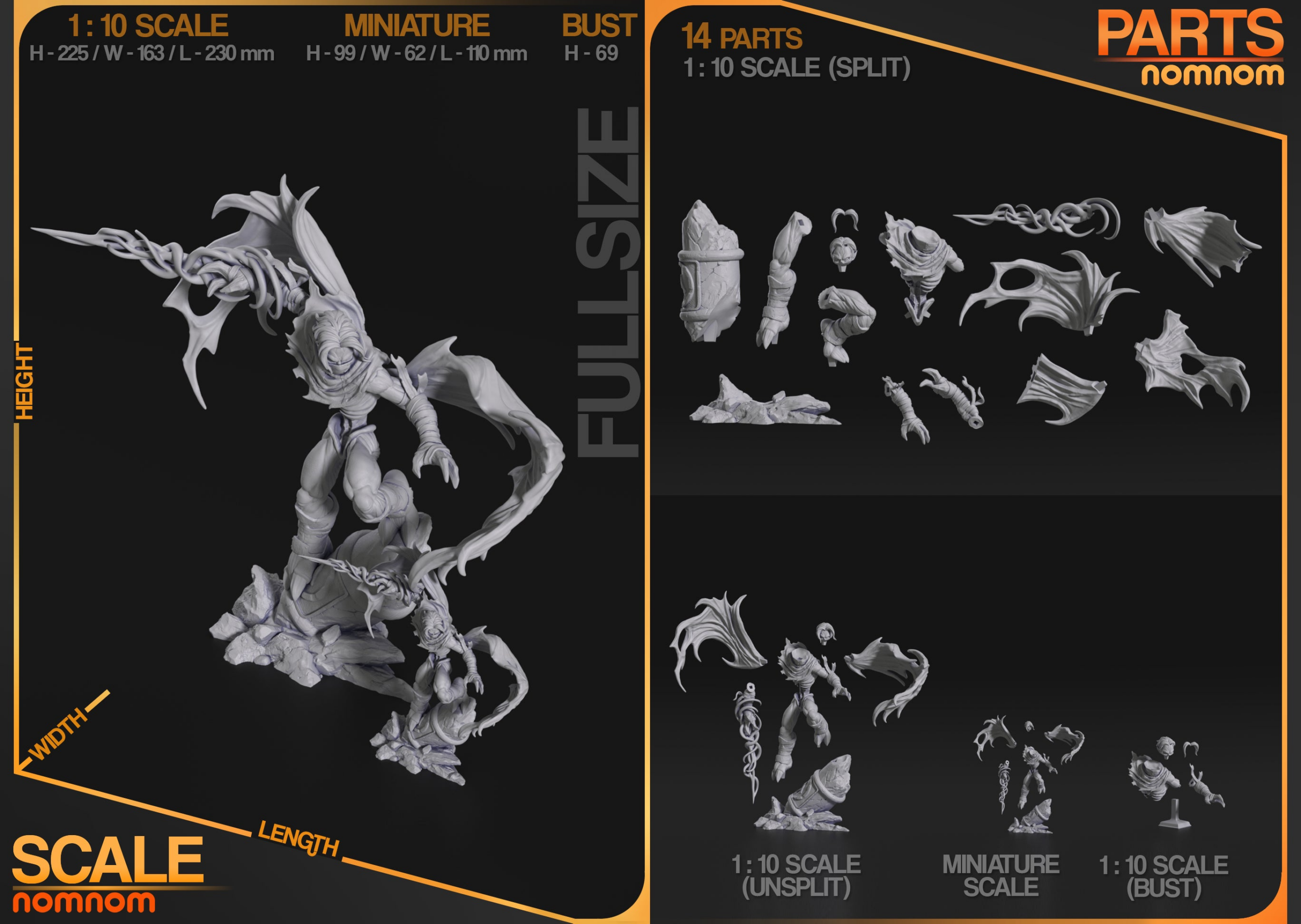 Raziel - Legacy of Kain: Soul Reaver - 1:10 Scale Figure - Image 6