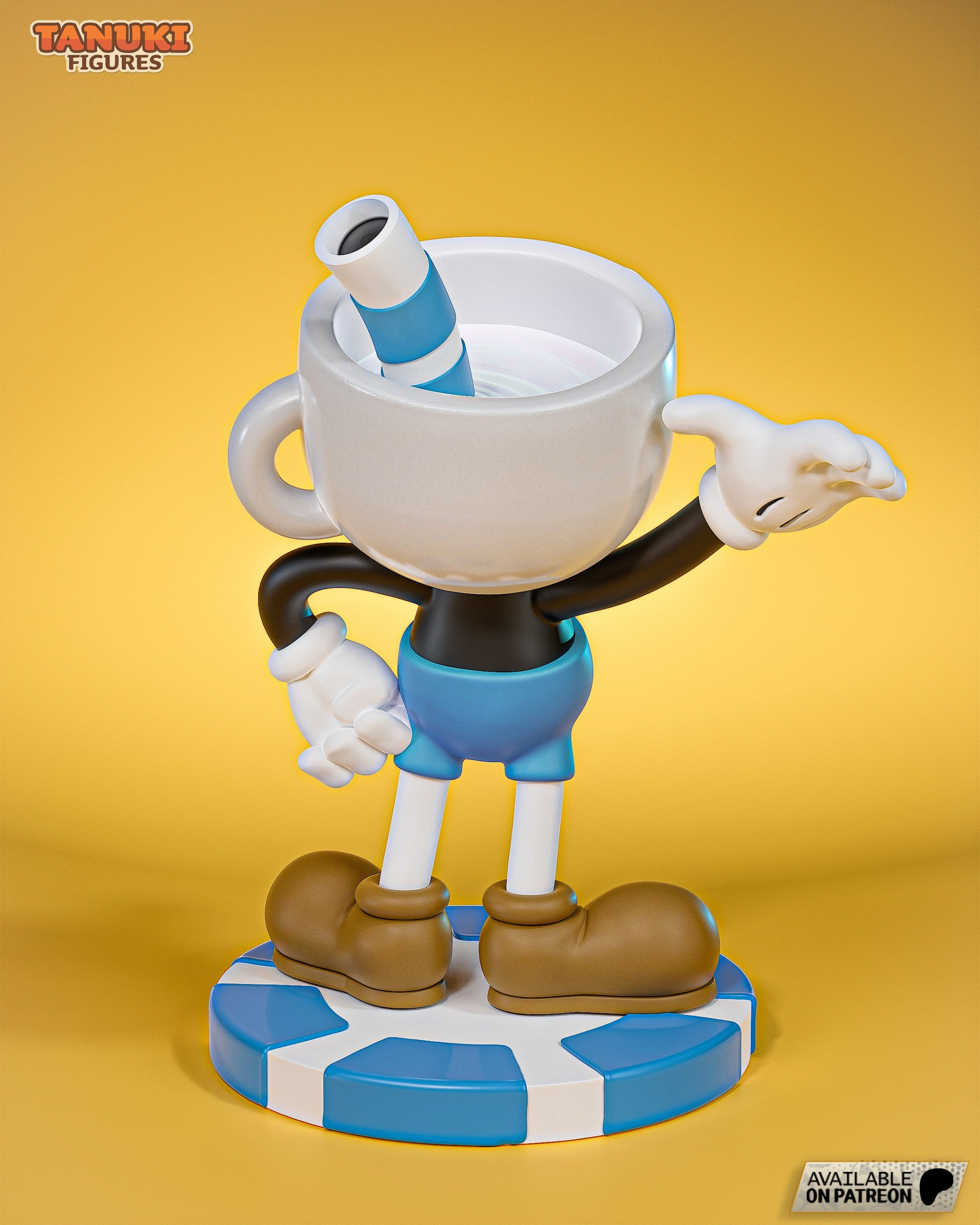 Mugman - Cuphead - 1:12 Scale Collectible - Image 5