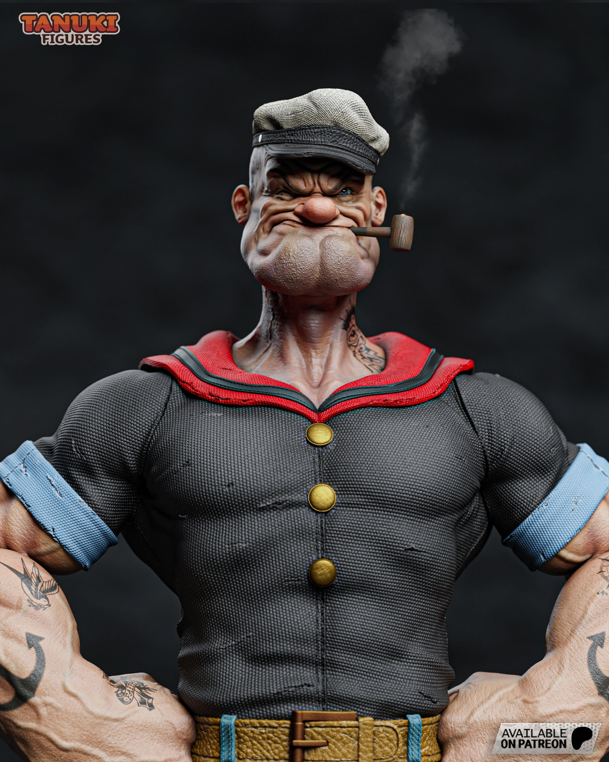 Popeye - 1:6 Scale Figure & Bust - Image 8
