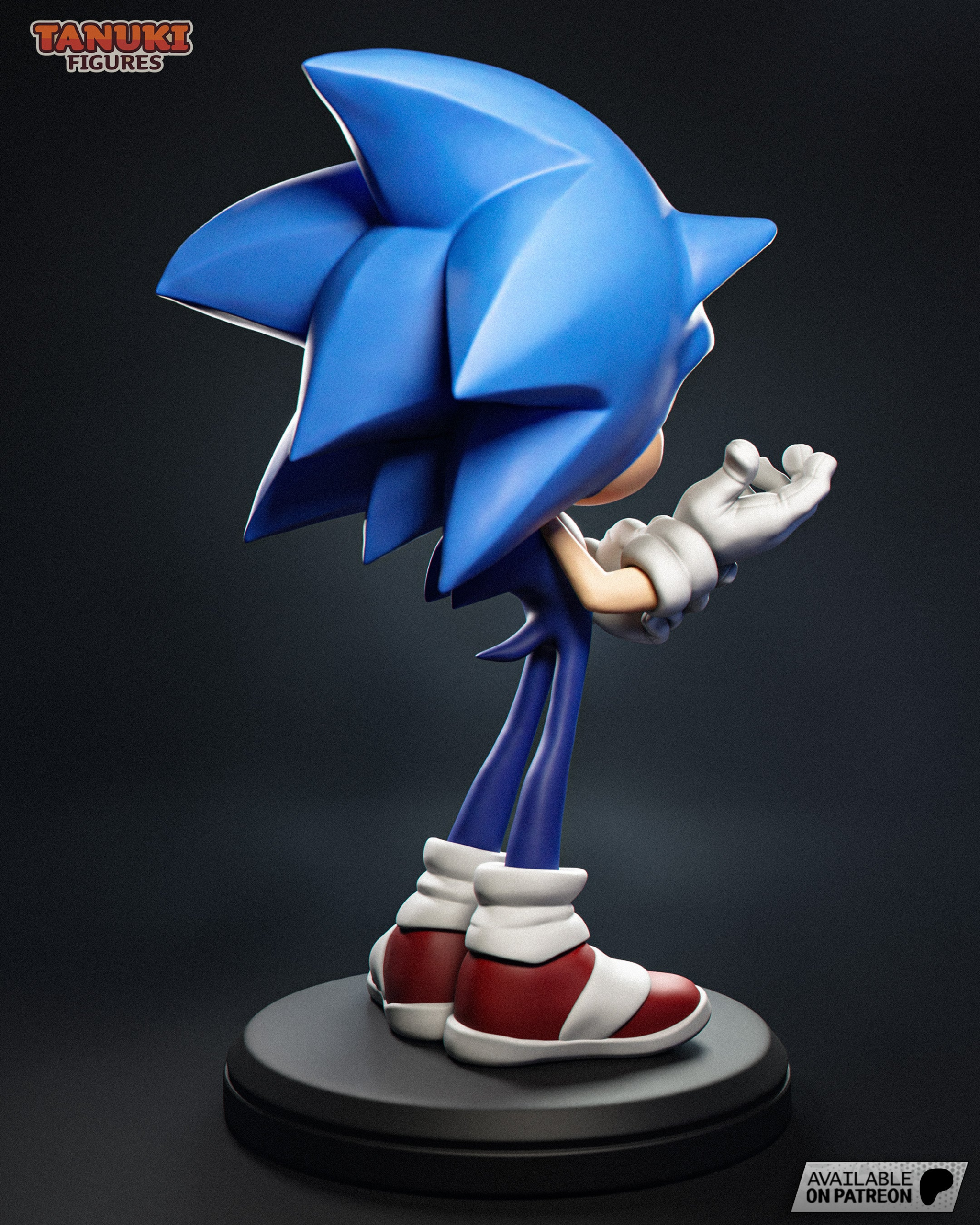 Toon Sonic - Sonic the Hedgehog - 1:12 Scale - Image 4
