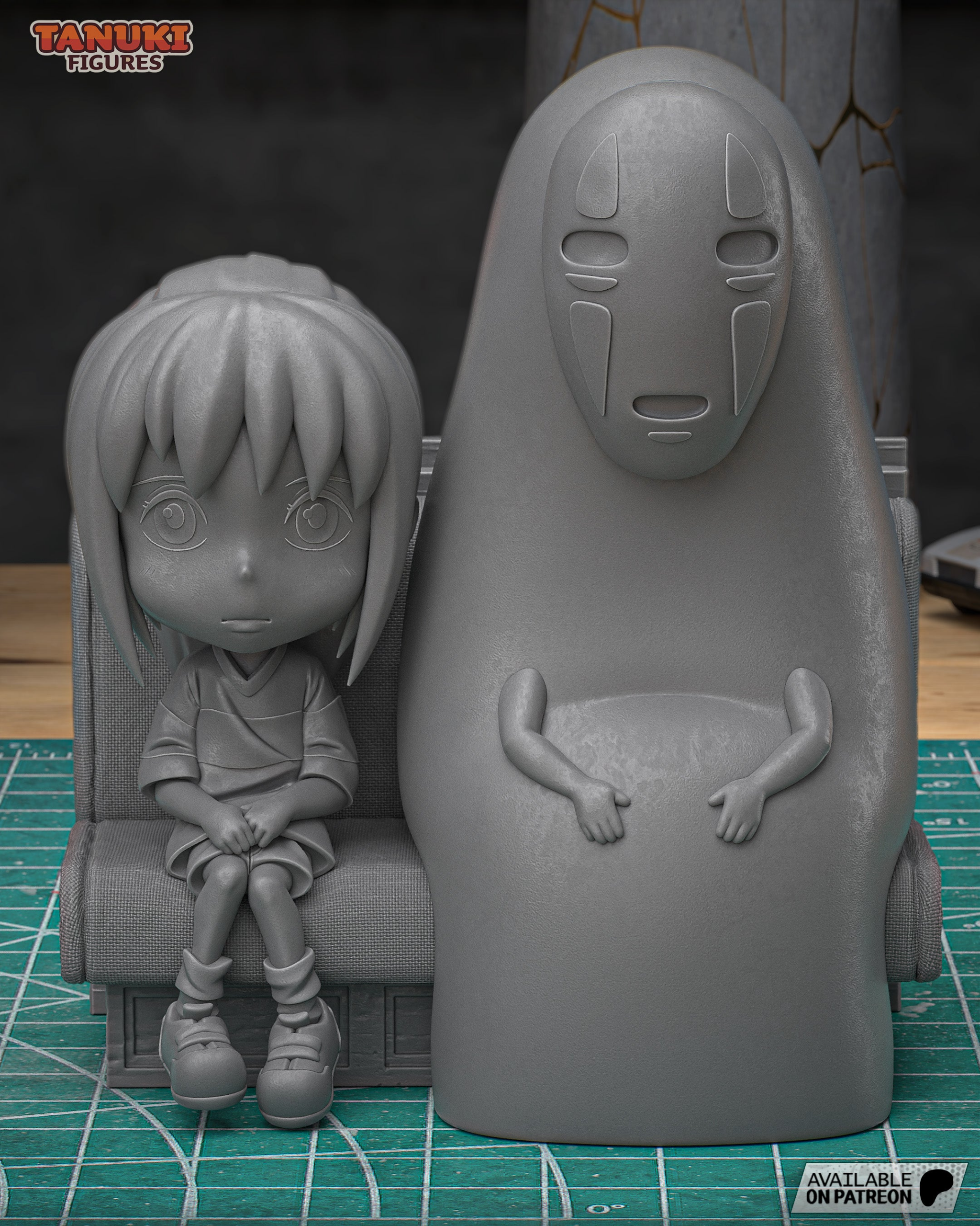 Chibi Chihiro – Spirited Away Hand-painted Resin Collectible