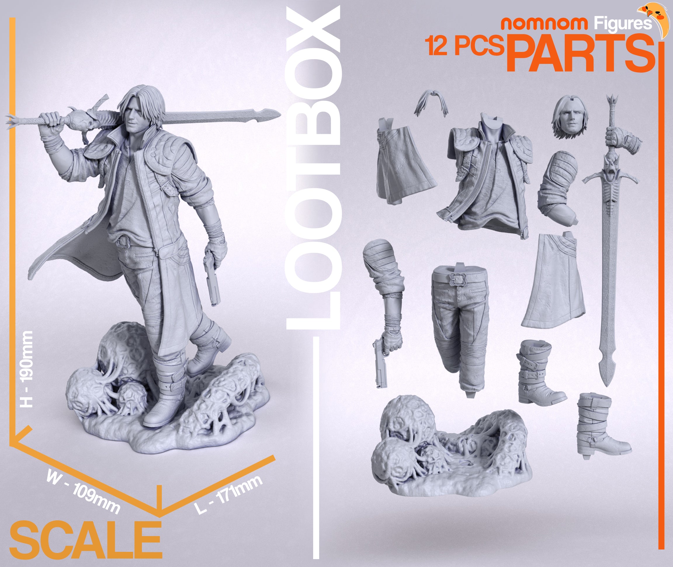 Dante - Devil May Cry - 1:10 Scale - Image 4