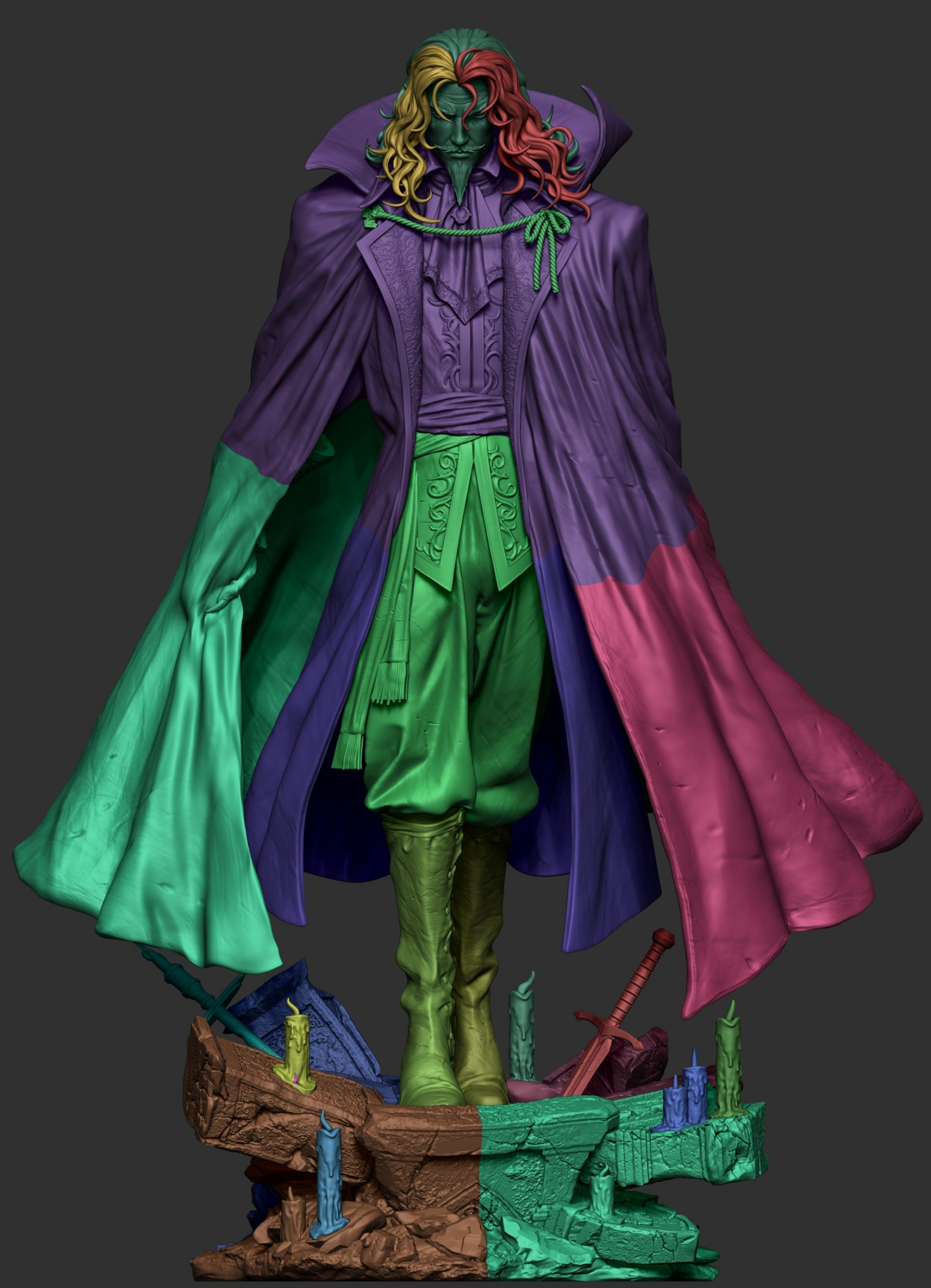 Dracula - Castlevania - 1:6, 1:9 Scale Figures & Bust - Image 6