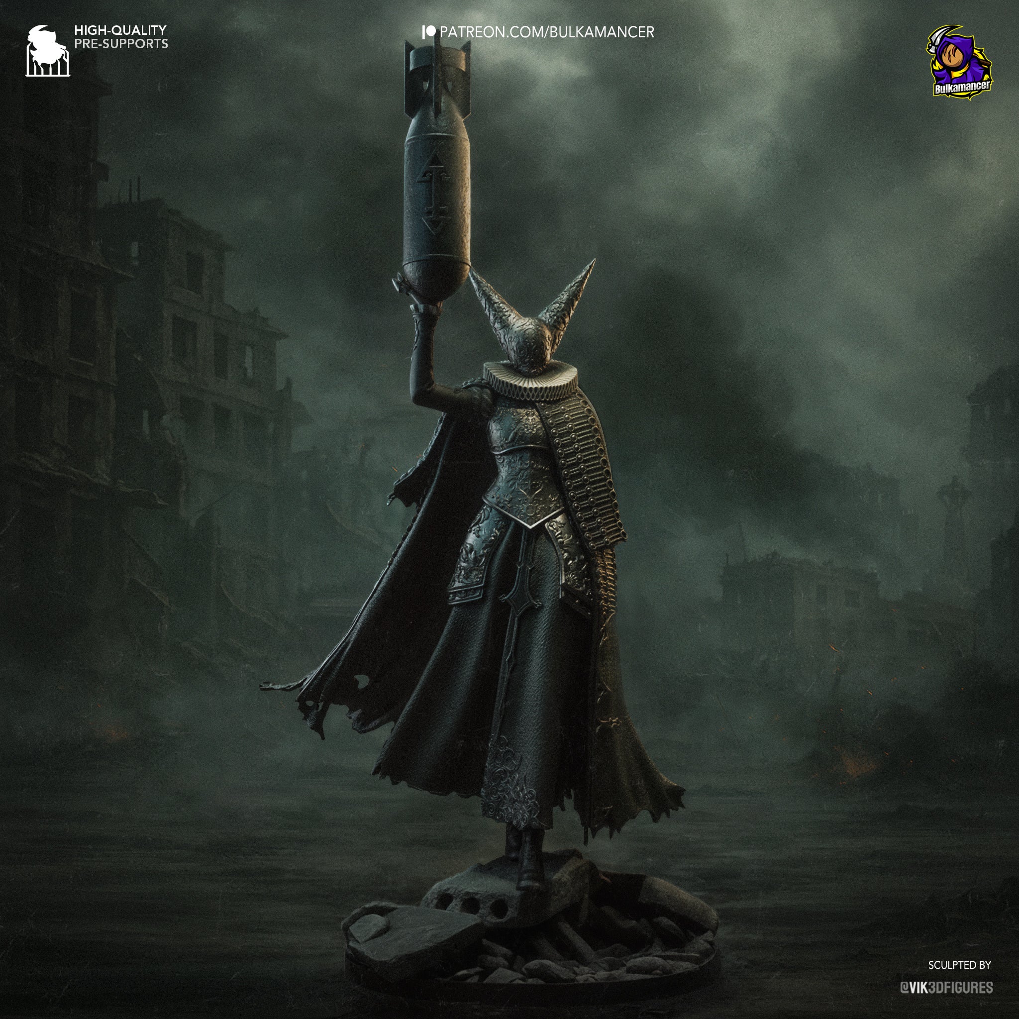 Artillery Witch - Trench Crusade - 1:8 Scale Figure - Image 3