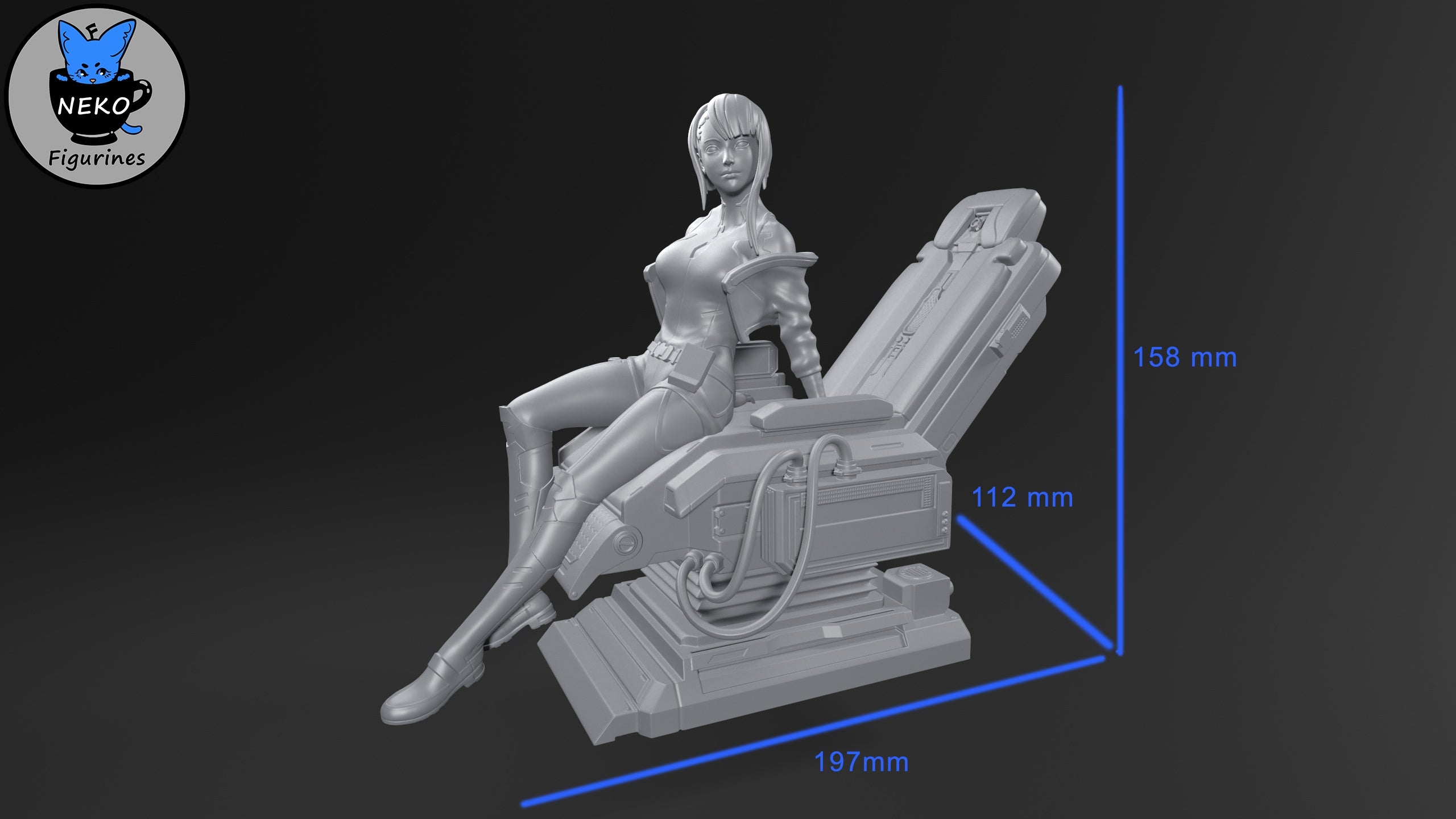 Lucy - Cyberpunk: Edgerunners - 1:10 Scale - Image 3