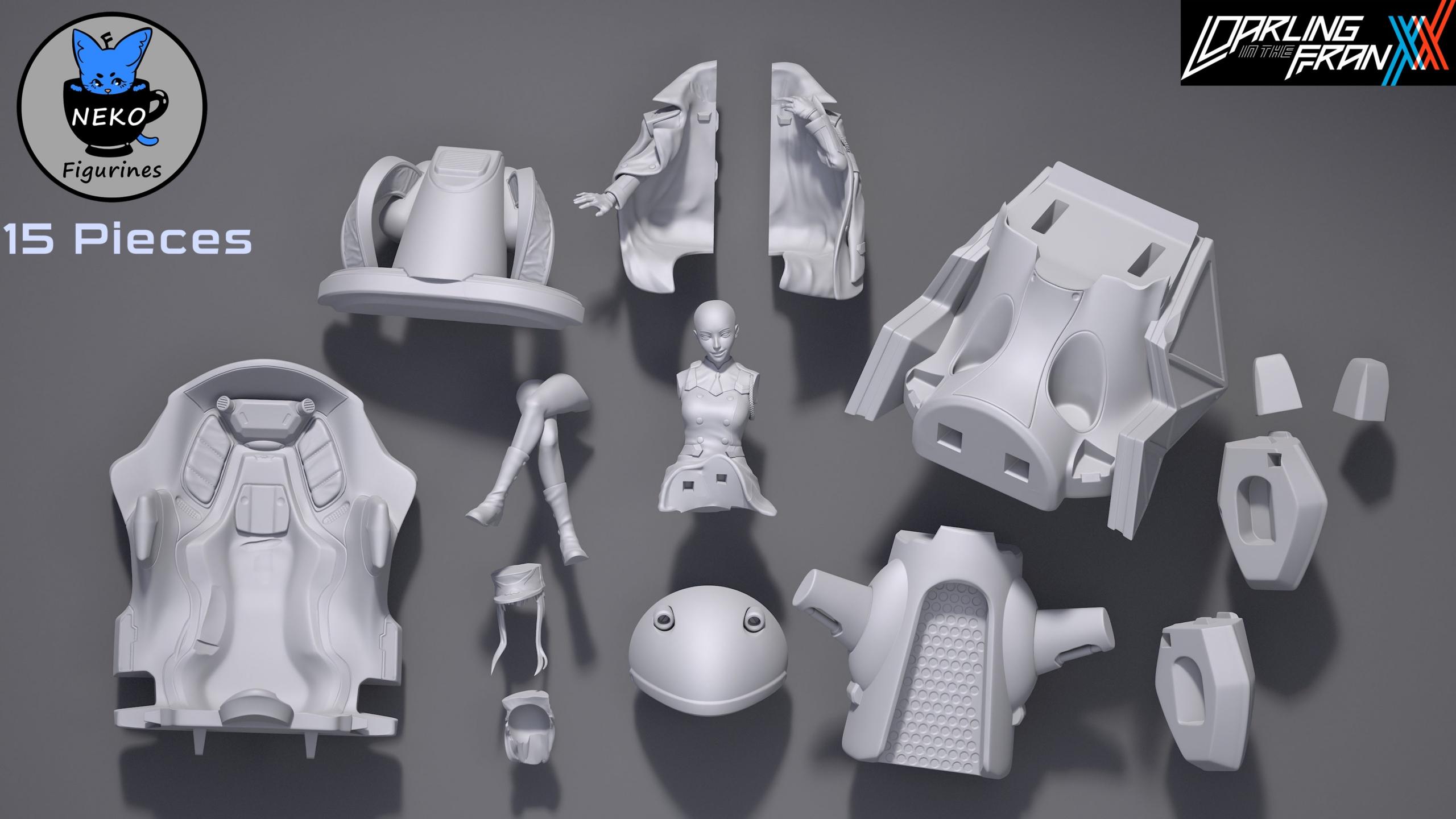 Zero-Two - Darling in the Franxx - 1:10 Scale - Image 6