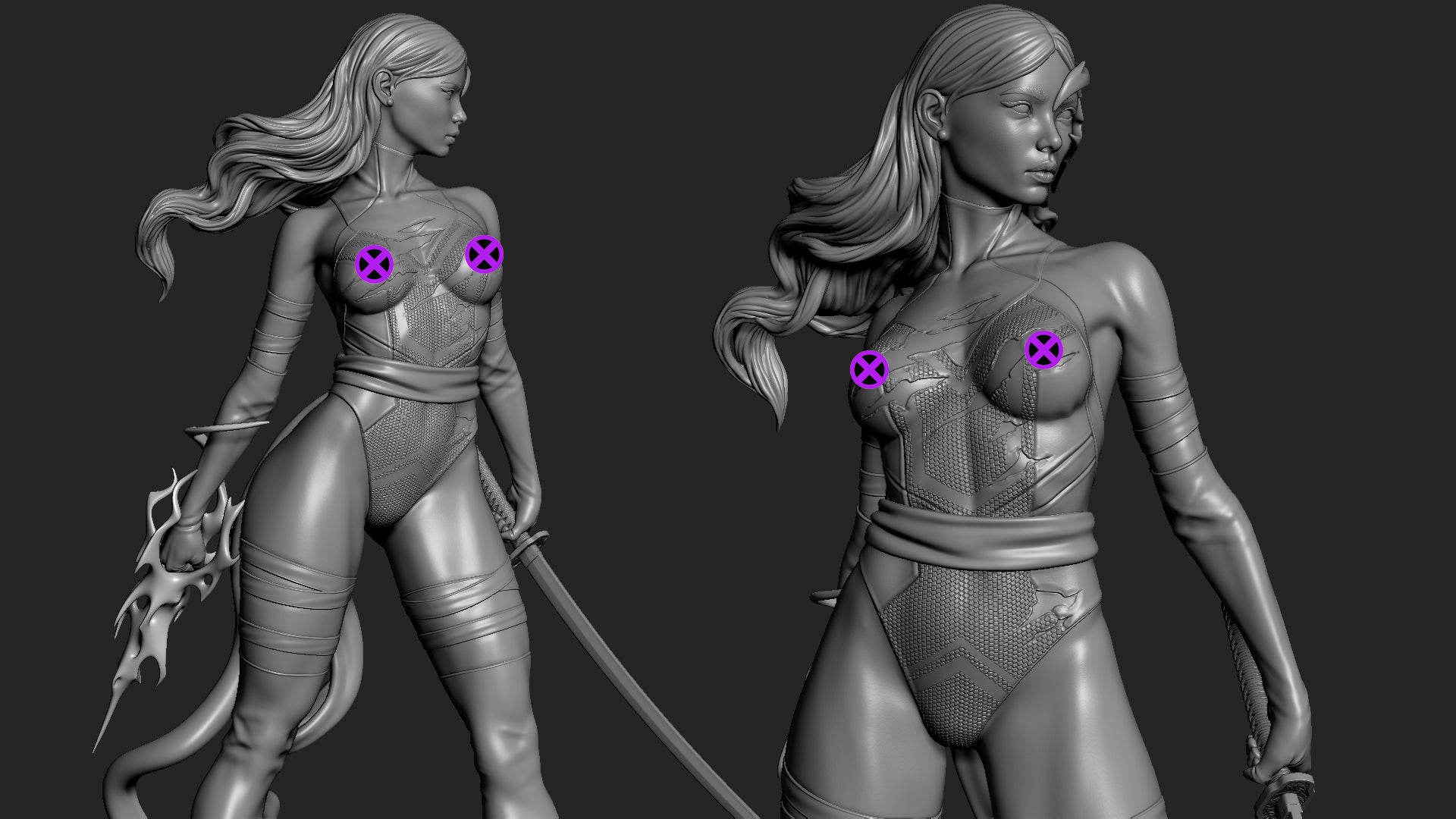 Psylocke - Marvel Comics (SFW/NSFW 18+ Only) - 1:8 Scale Figure - Image 7