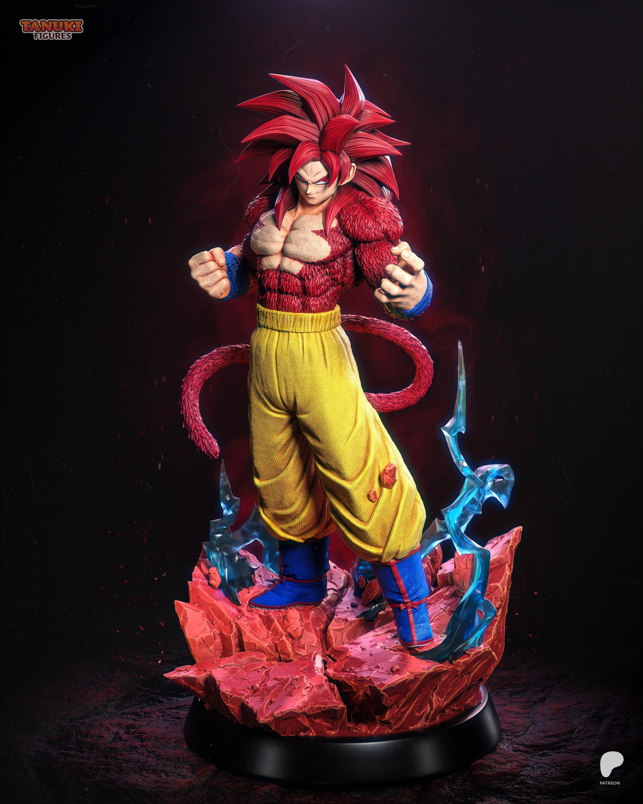 SSJ4 Goku - Dragonball - 1:6 Scale, Bust - Image 3
