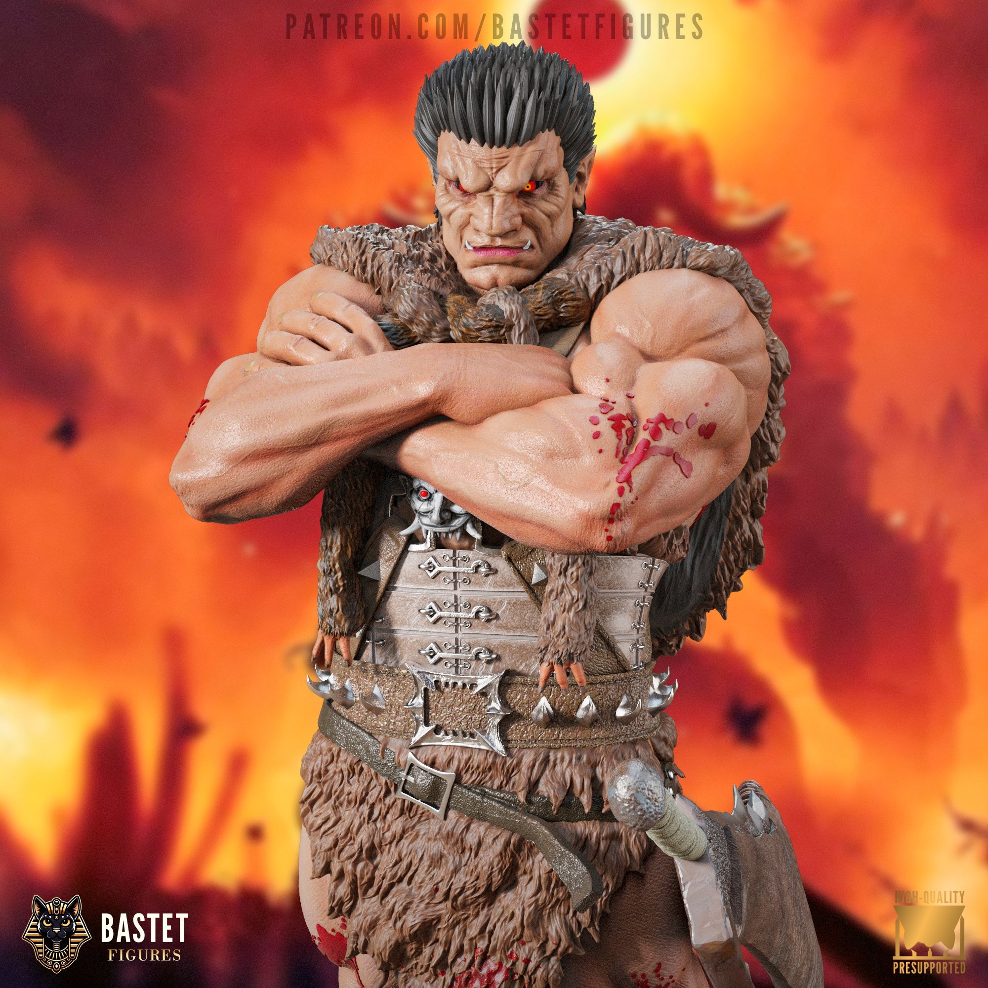 Zodd - Berserk - 1:8 Scale Figure & Bust - Dungeon Master Minis