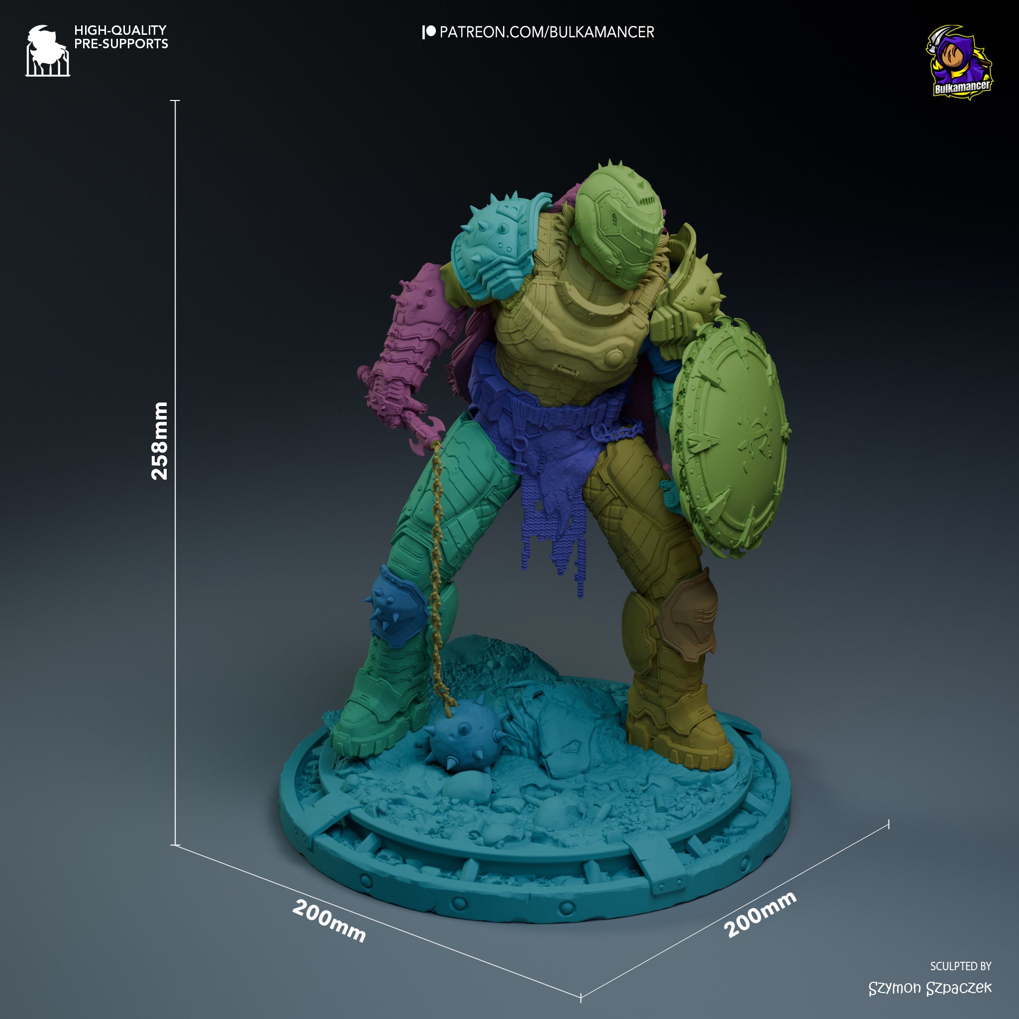 Doom Slayer - Doom: The Dark Ages - 1:8 Scale Figure - Image 6