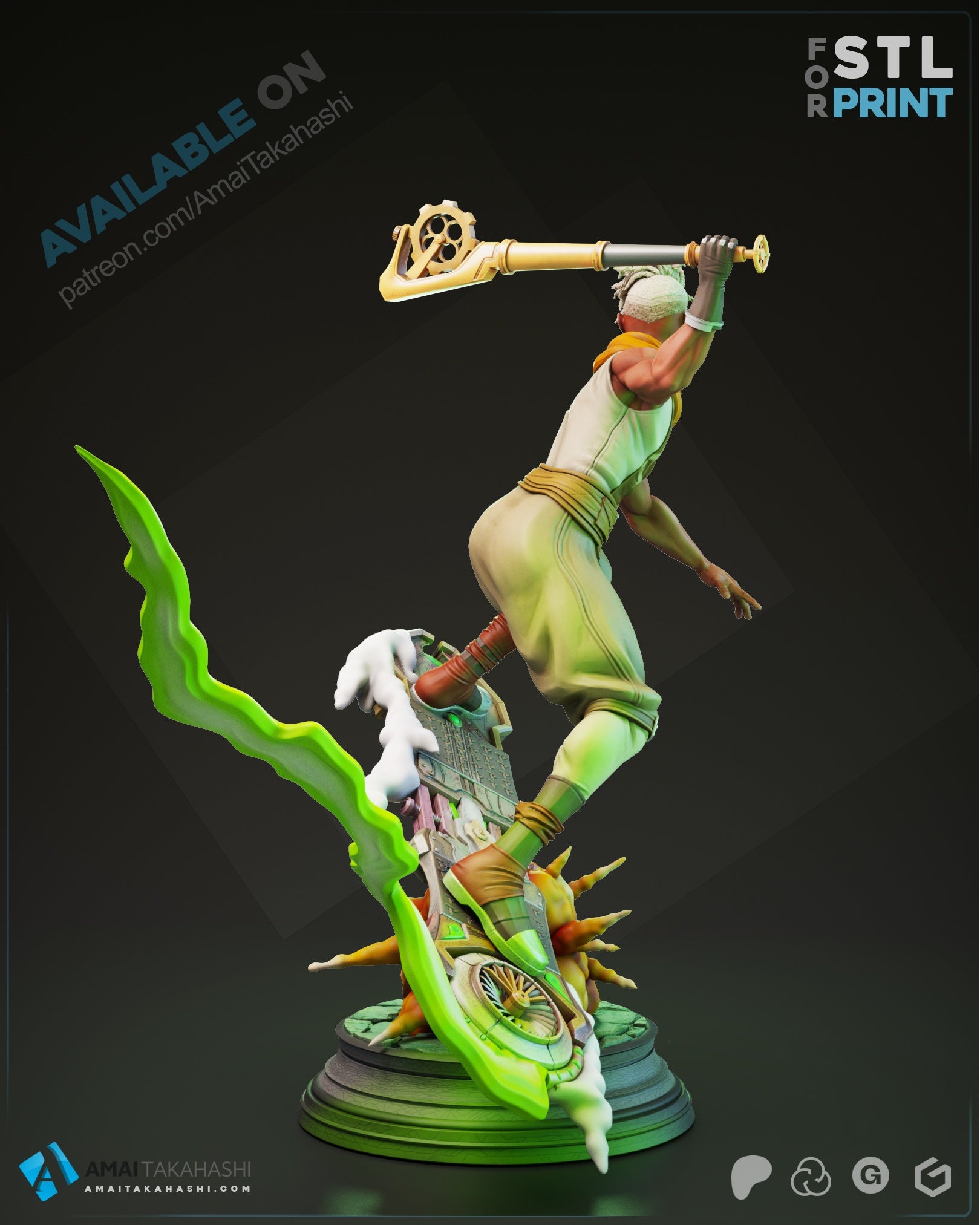 ekko 様 Ekko - Arcane - 1:8 Scale Figure - Dungeon Master Minis