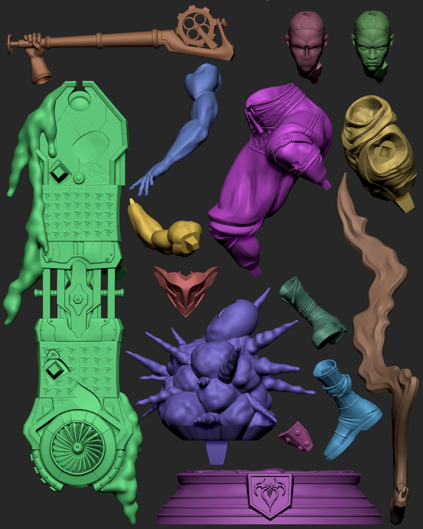 Ekko - Arcane - 1:8 Scale Figure - Dungeon Master Minis