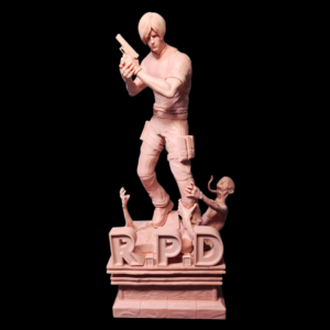 Quick Ship - Assembled & Unpainted - Leon - Resident Evil - 1:8 Scale Figure