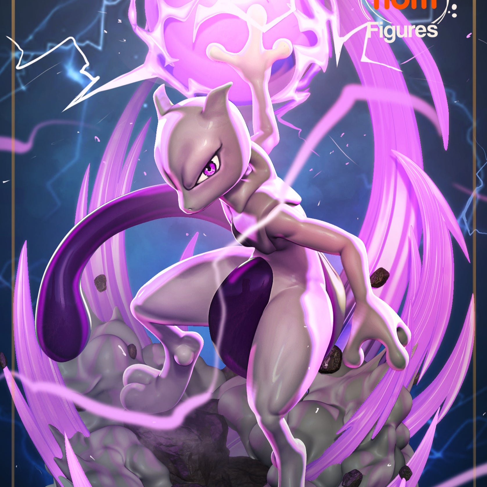 Mewtwo - Pocket Monsters - 1:10 Scale Figure