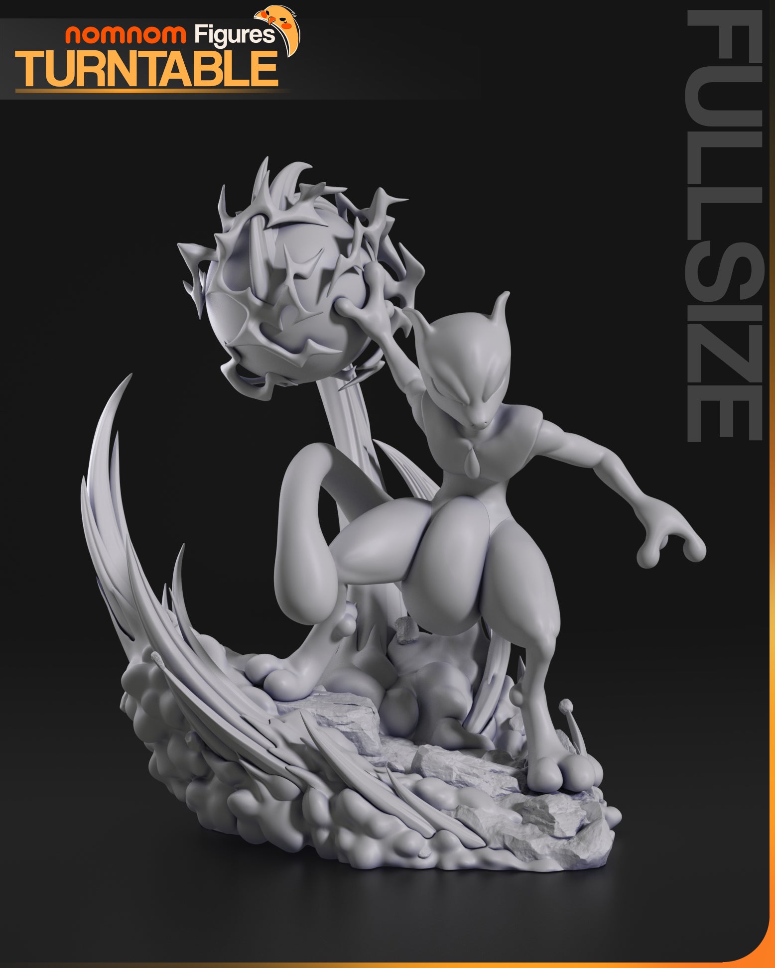 Mewtwo - Pocket Monsters - 1:10 Scale Figure - Image 5