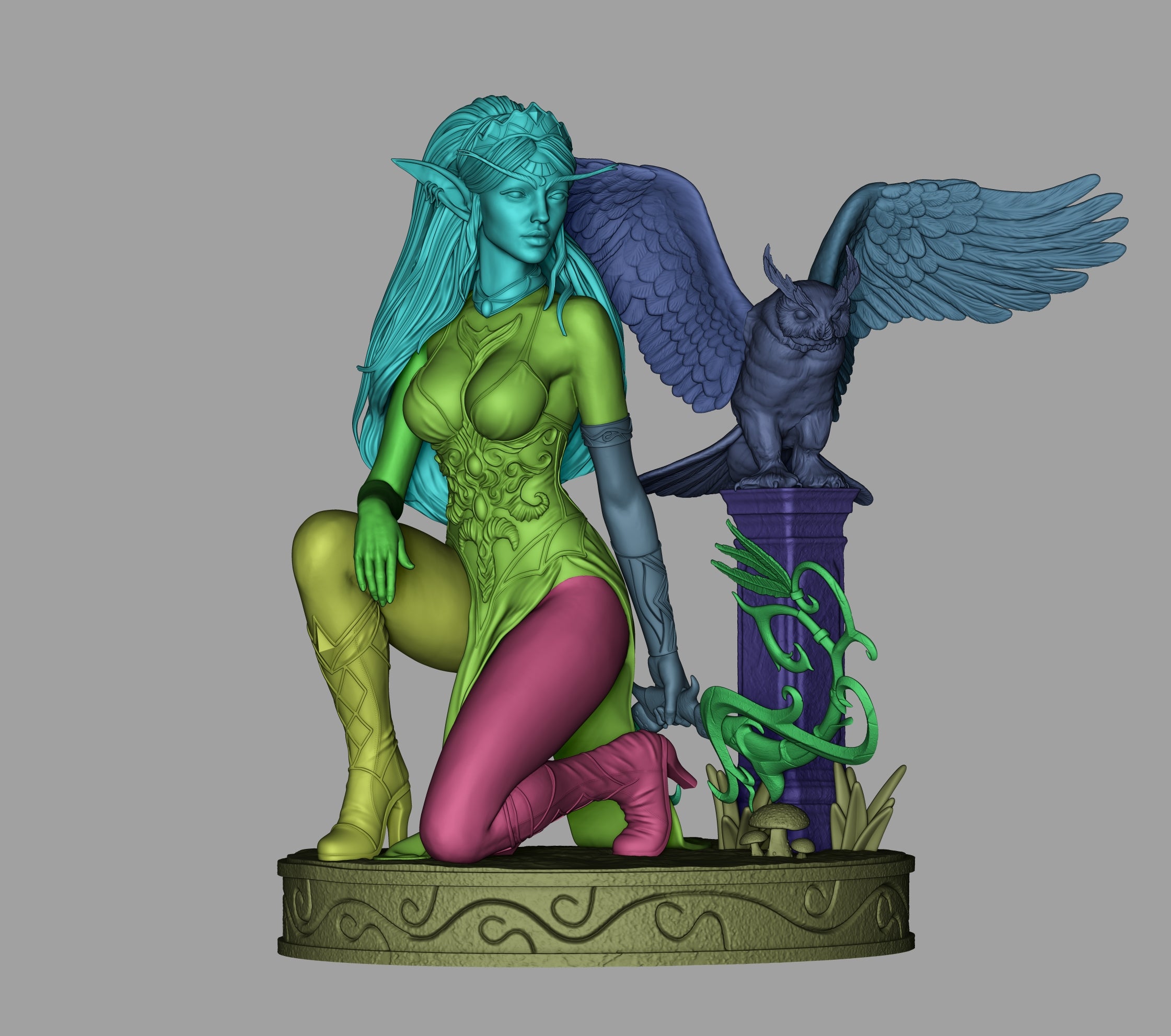 Tyrande Whisperwind - Warcraft (SFW/NSFW 18+ Only) - 1:6 Scale Figure - Image 6