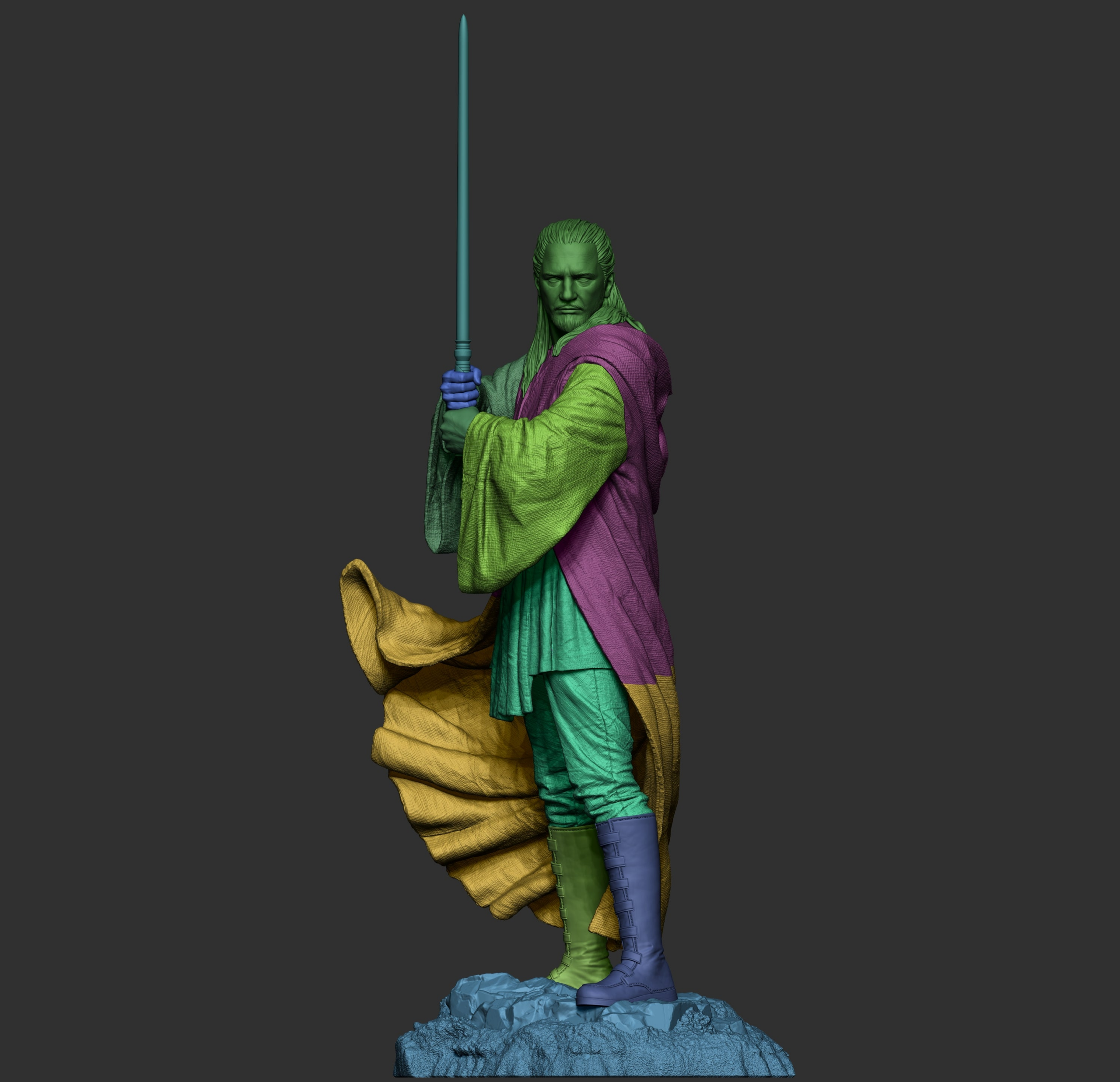 Gui Gon Jinn - SW - 1:6 Scale Figure - Image 6