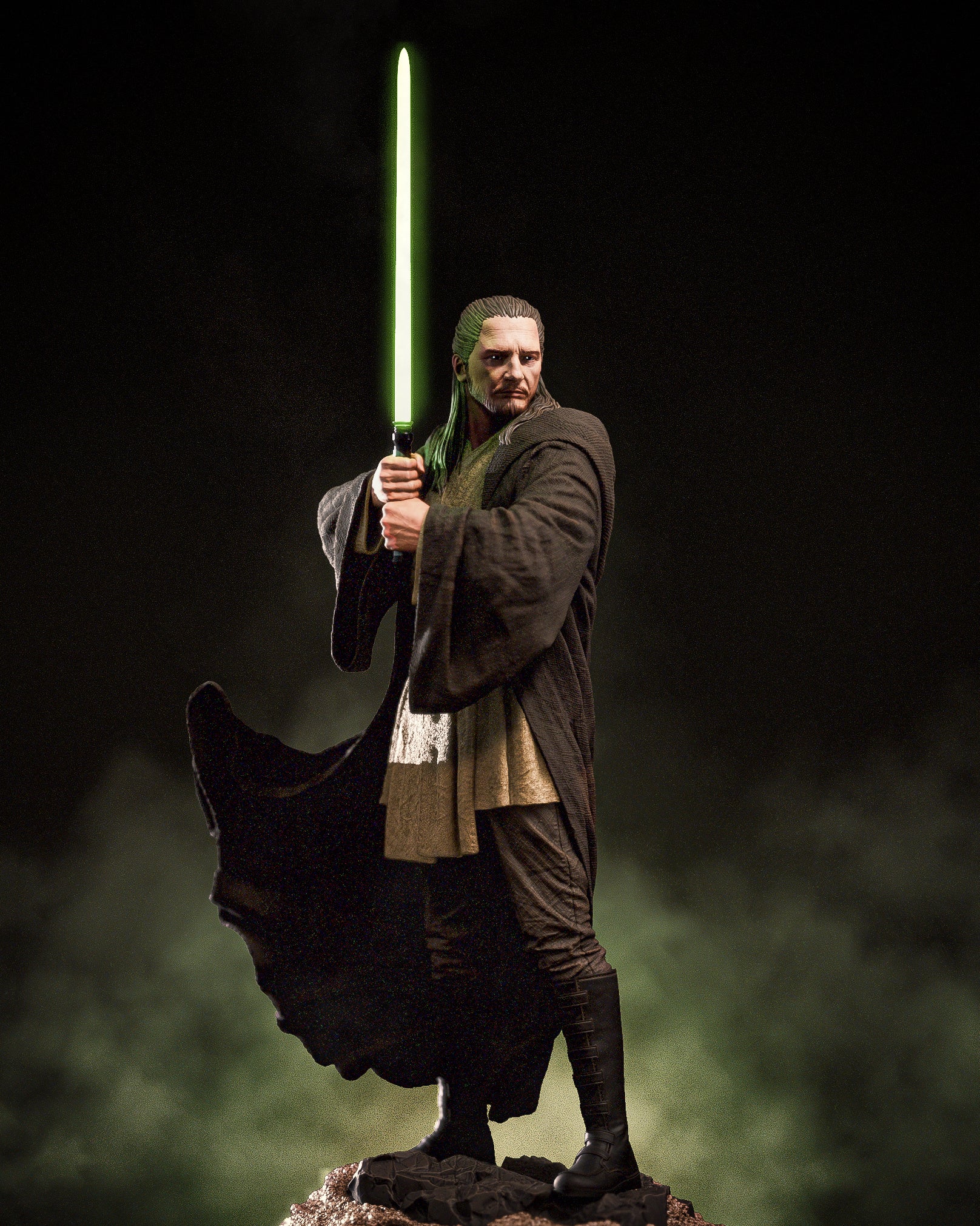 Gui Gon Jinn - SW - 1:6 Scale Figure - Image 4