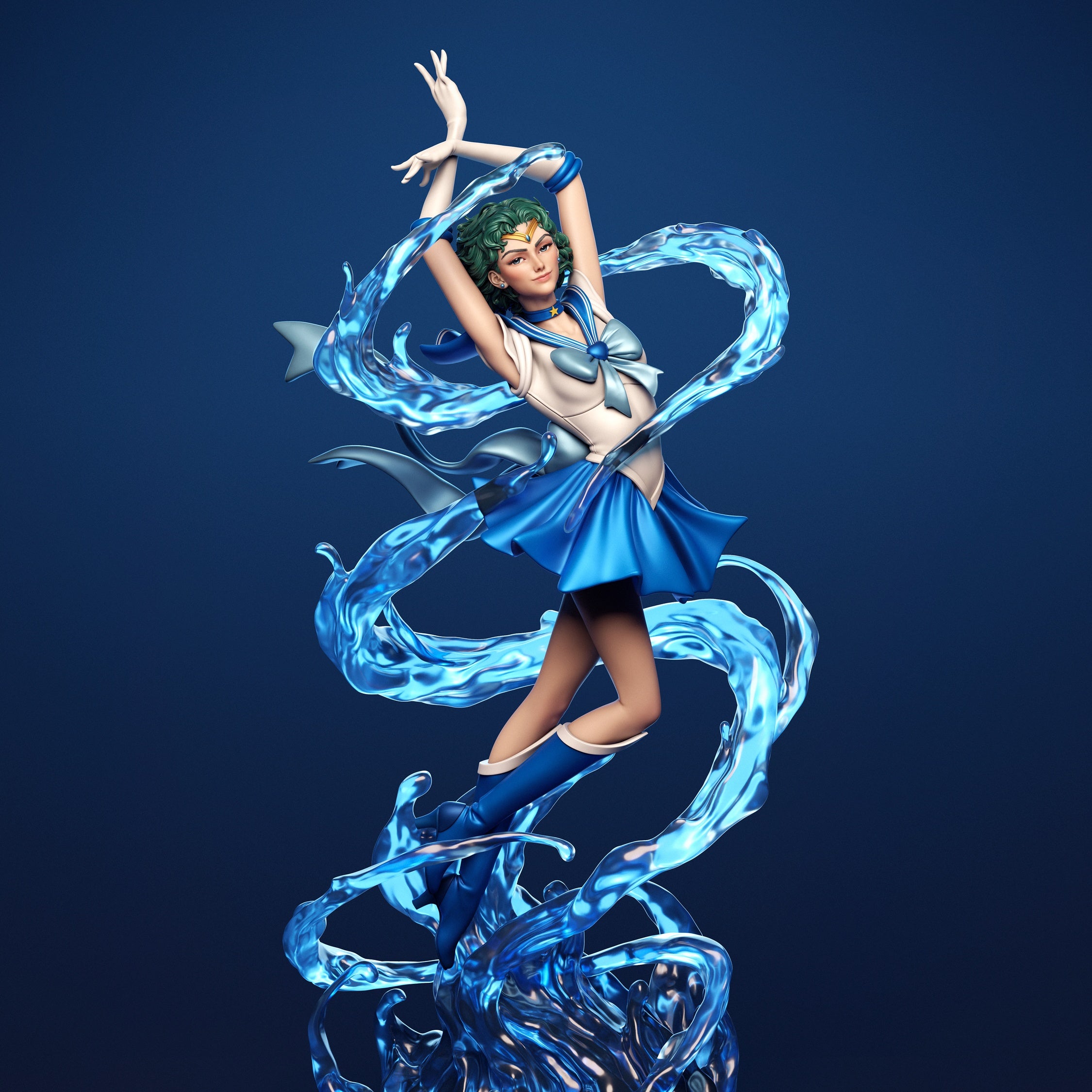 Ami Mizuno - Sailor Moon- 1:6 Scale Figure - Image 4