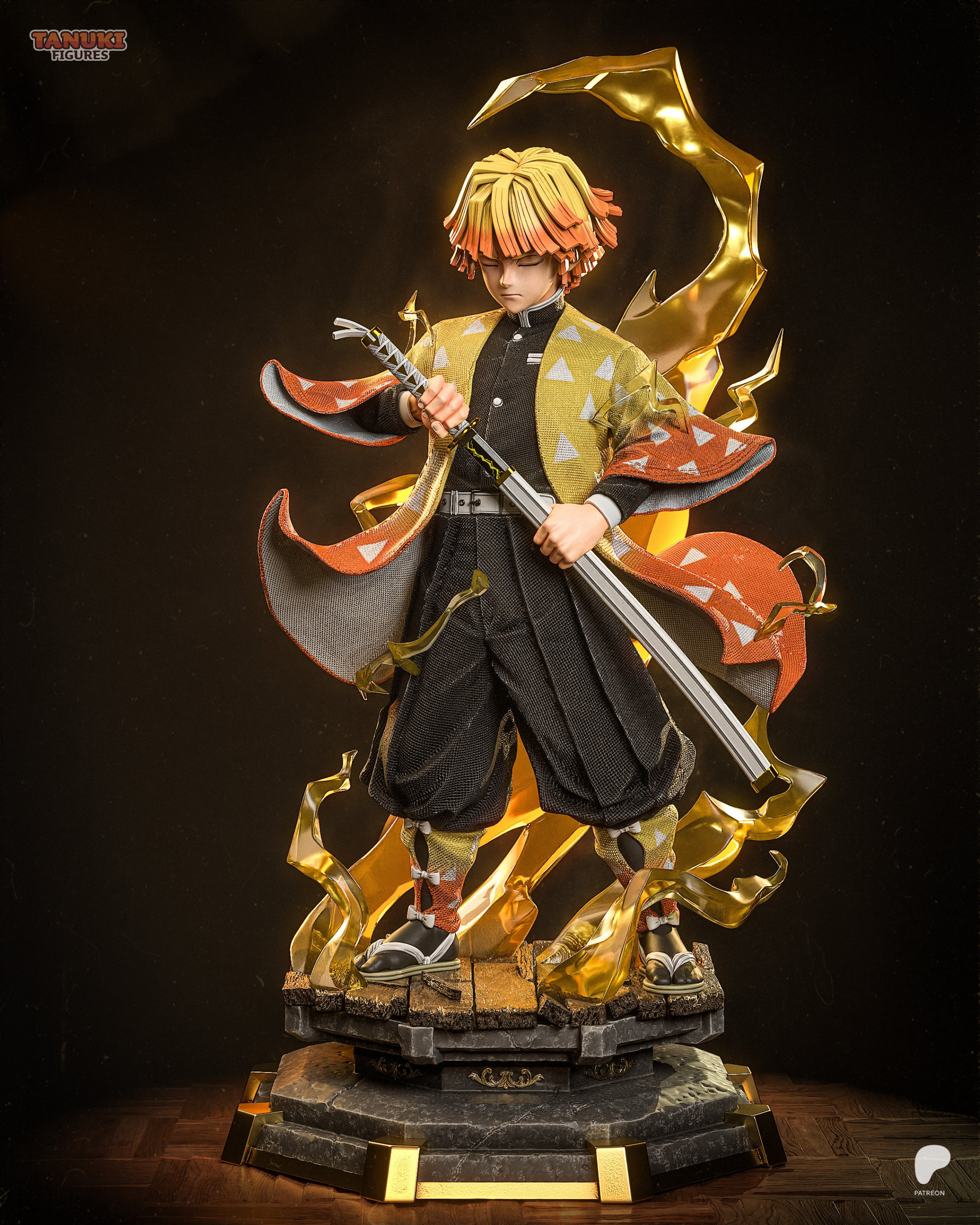 Zenitsu - Demon Slayer / Kimetsu no Yaiba - 1:6 Scale & Bust - Image 2