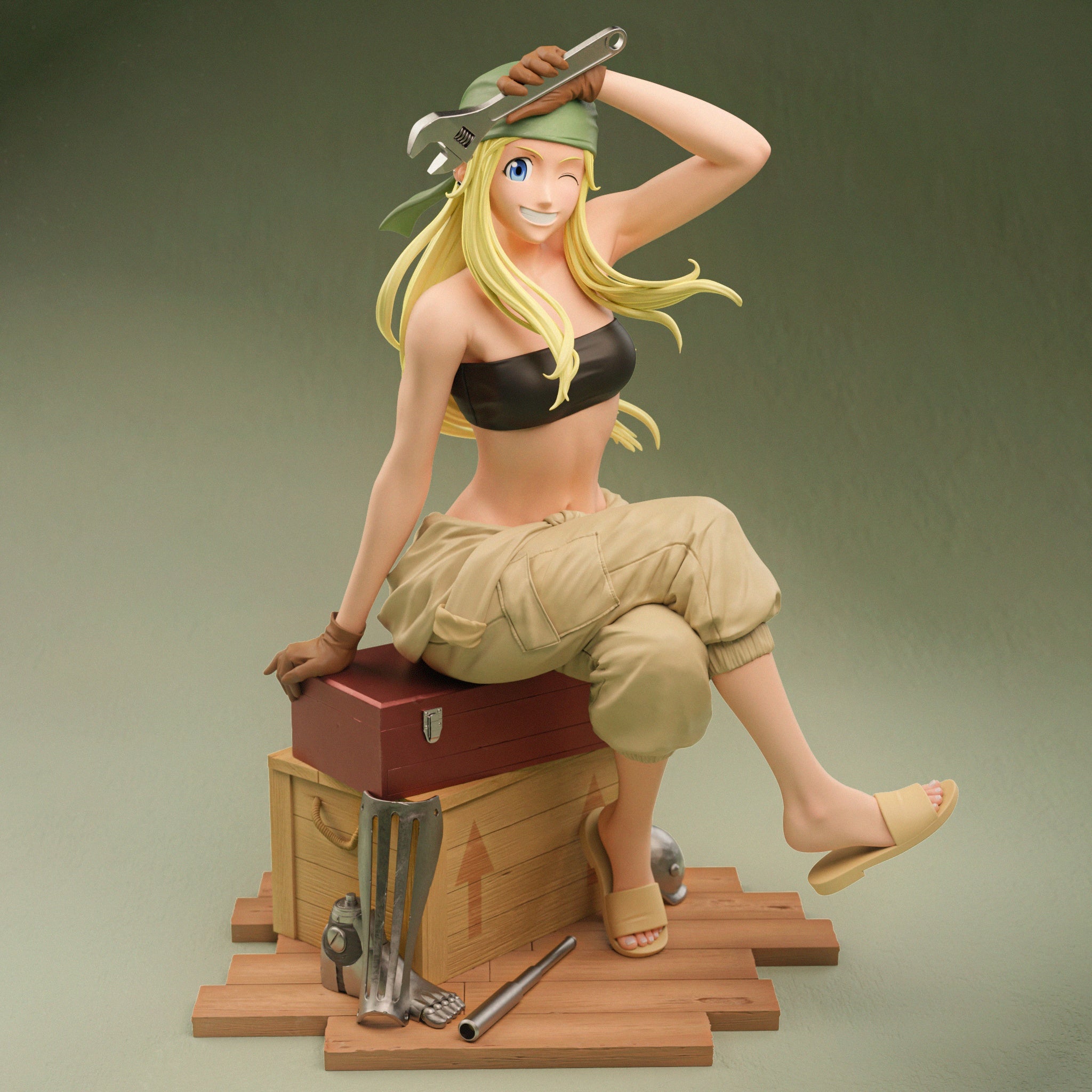 Winry Rockbell - Full Metal Alchemist - 1:6 Scale Figure - Image 4