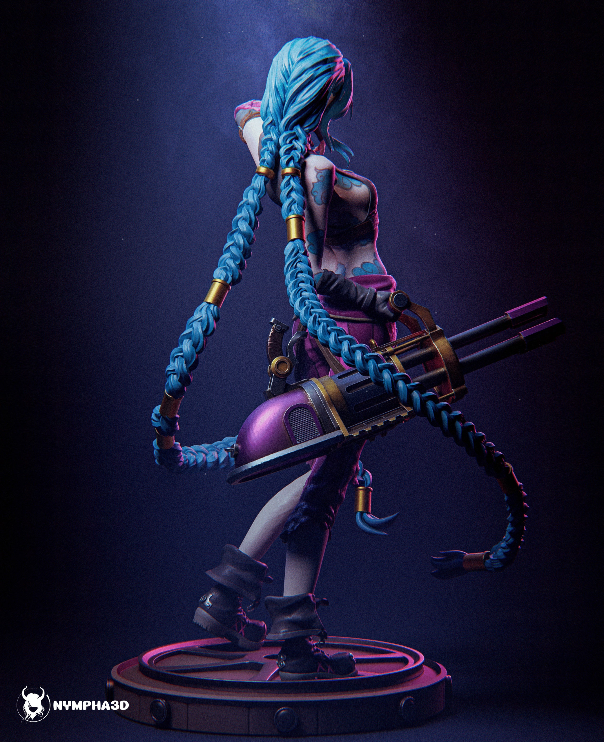 Jinx - Arcane/League of Legends (SFW/NSFW 18+ Only) - 1:6 Scale - Image 4