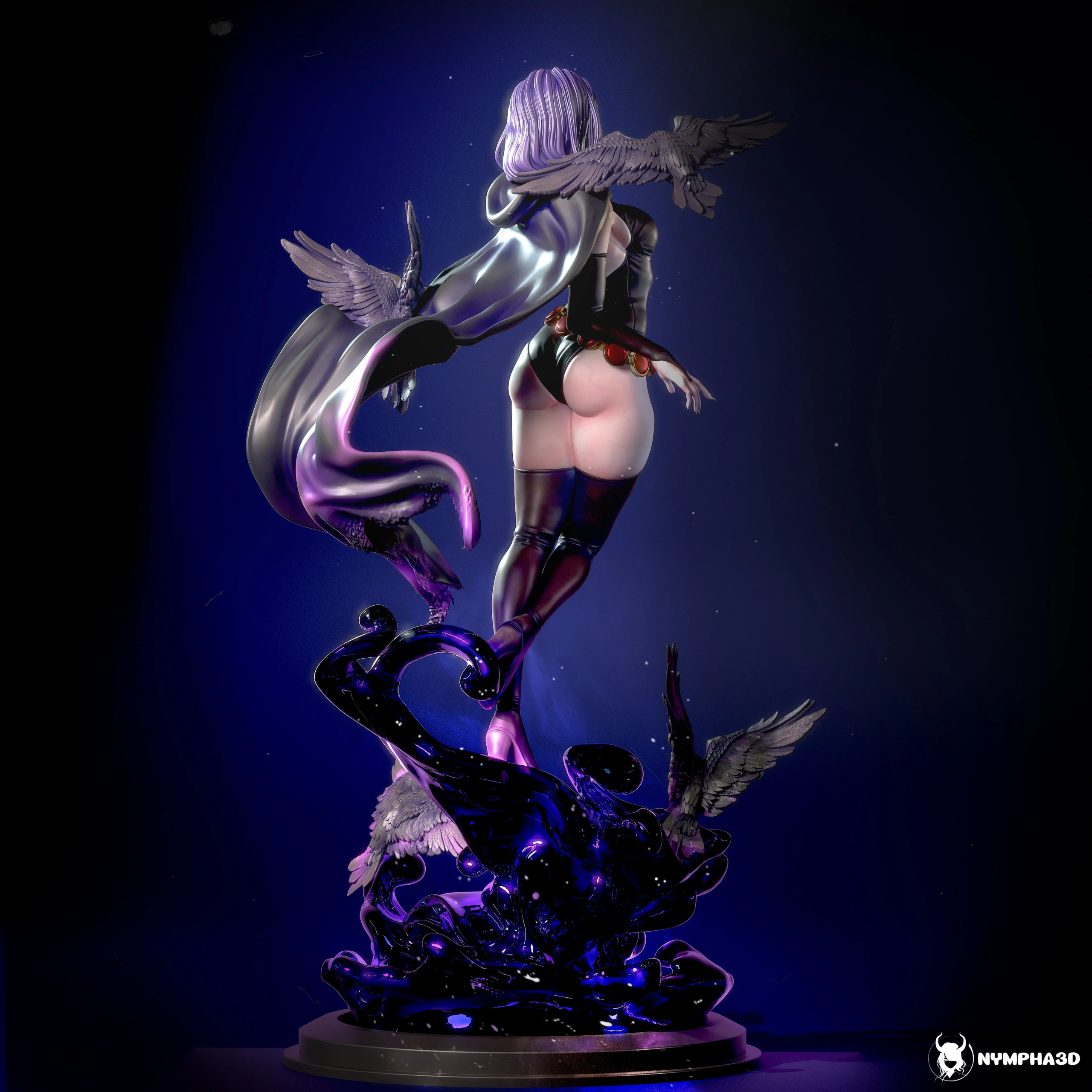 Raven - Teen Titans - DC Comics (SFW/NSFW 18+ Only) - 1:6 Scale Figure - Image 4