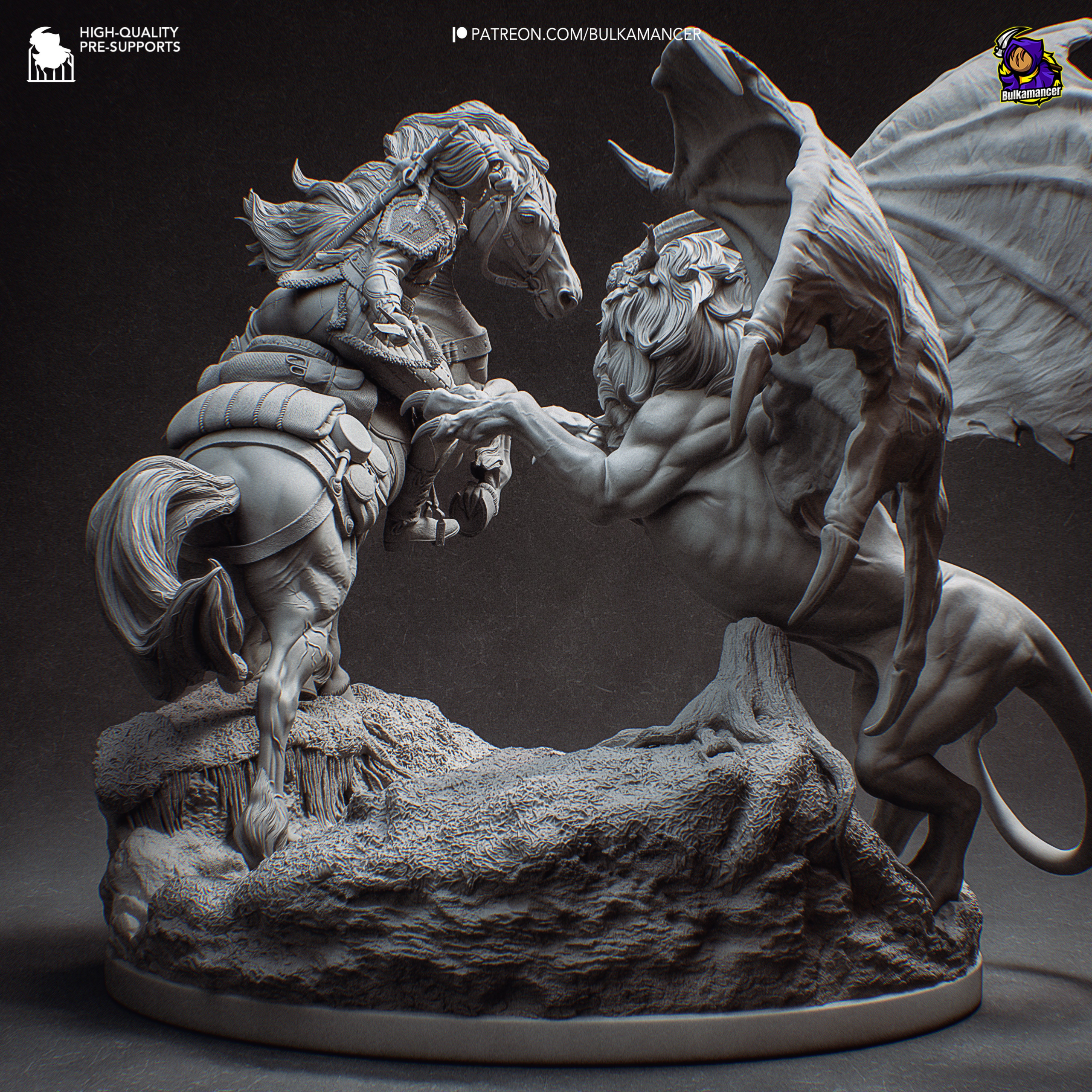 Ciri Vs Manticore - The Witcher - 1:8 Scale Figure - Image 6
