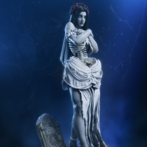 Undead Bride - Original CA3D Design (SFW/NSFW 18+ Only) - 1:6 Scale Figure