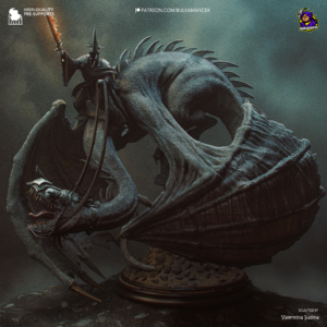 Witch King of Angmar – Lord of the Nazgûl on Fell Beast – LoTR - 1:20 Scale Figure