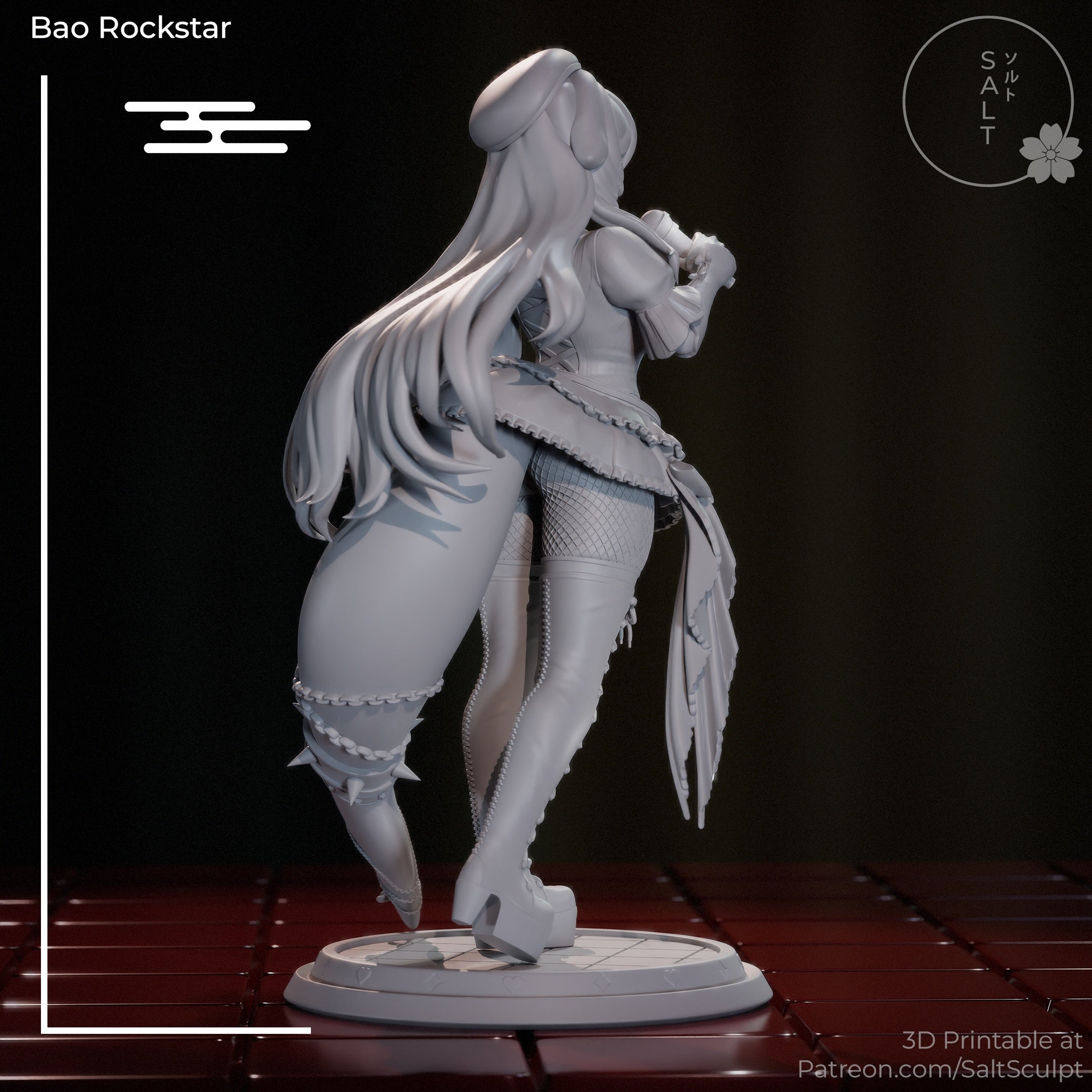 Boa the Whale - Rockstar Outfit - V-Tuber - 1:7 Scale Figure - Image 4
