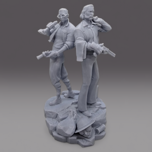 Harry and Kim - Disco Elysium - 1:8 Scale, Bust