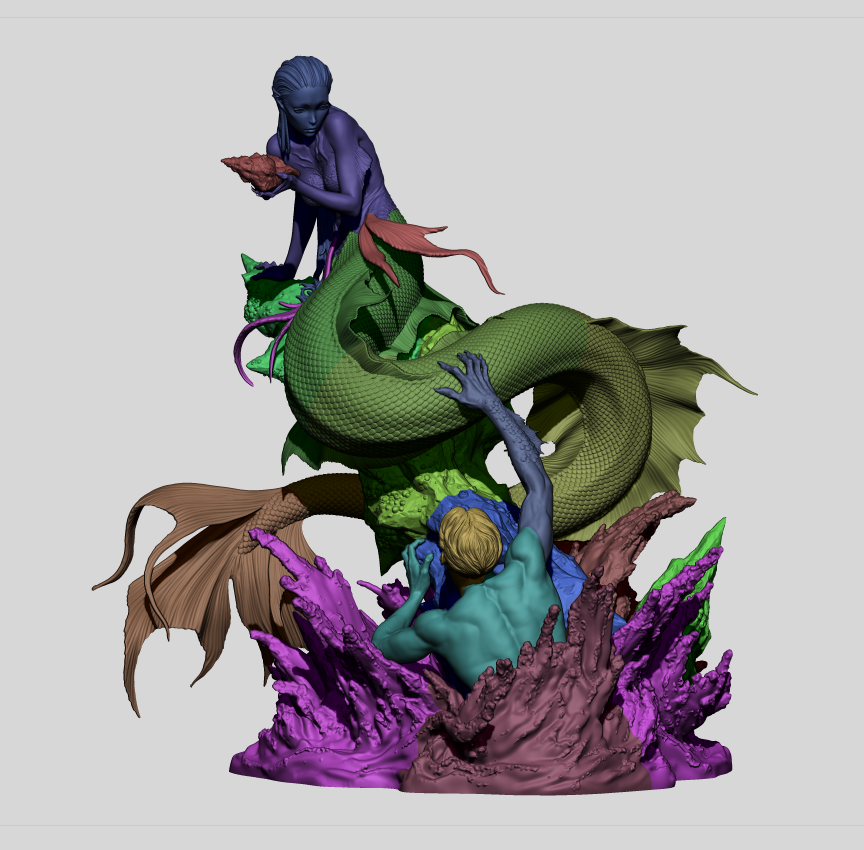 Mermaid - Original CA3D Design - 1:6 Scale Figure - Image 4