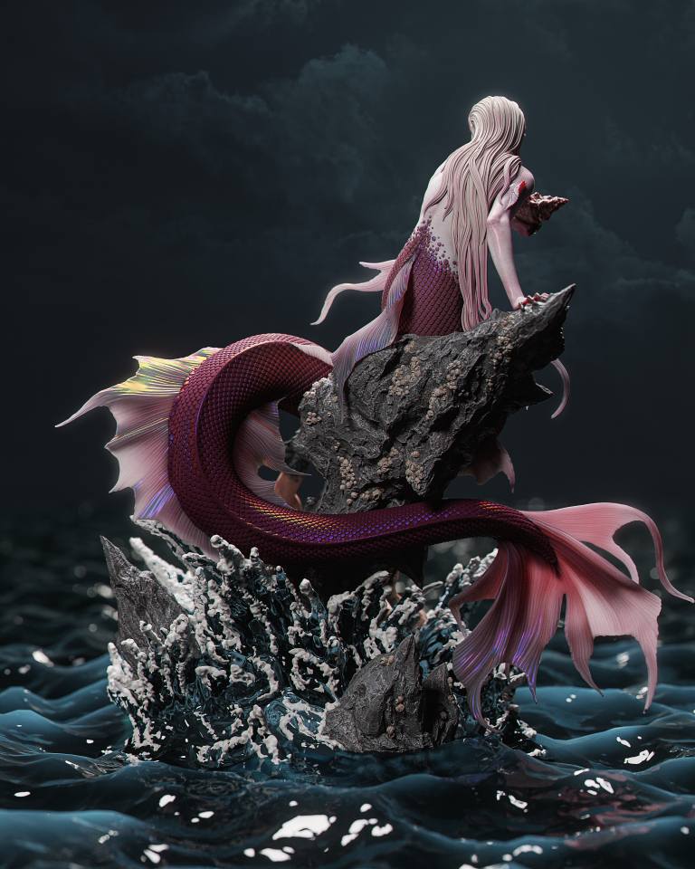 Mermaid - Original CA3D Design - 1:6 Scale Figure - Image 3