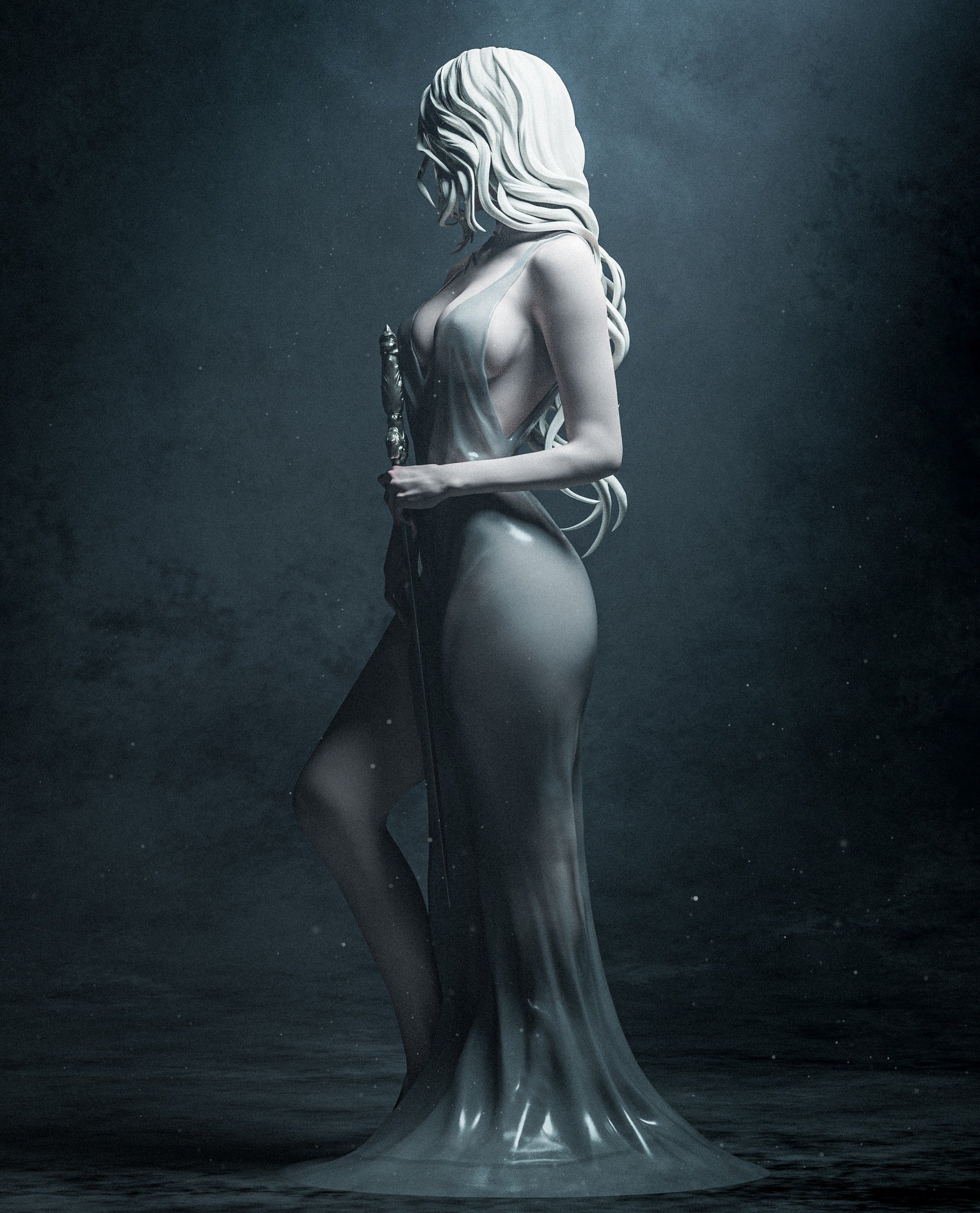 Lady of the Lake - Original CA3D Design - 1:6 Scale Figure - Image 3