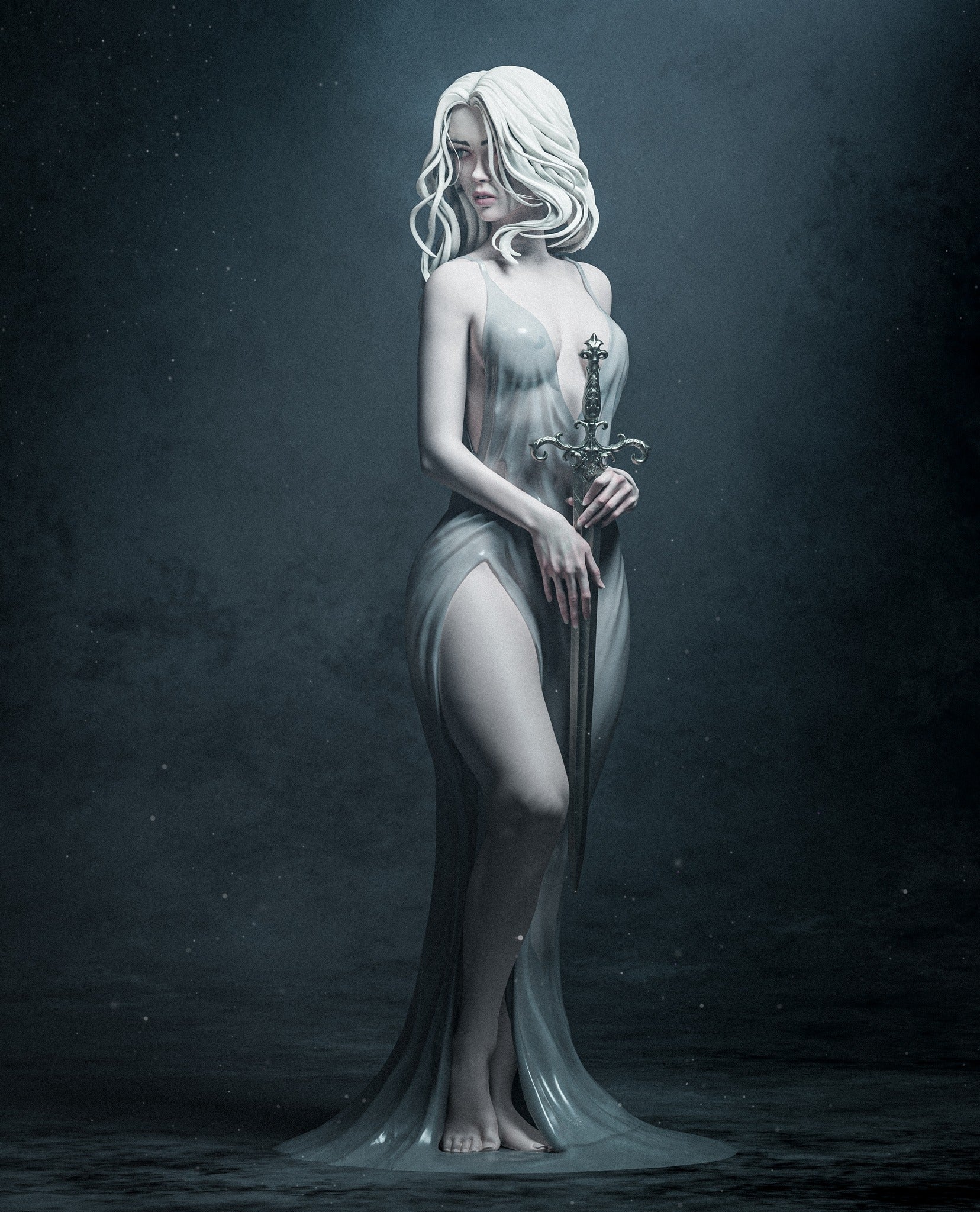 Lady of the Lake - Original CA3D Design - 1:6 Scale Figure