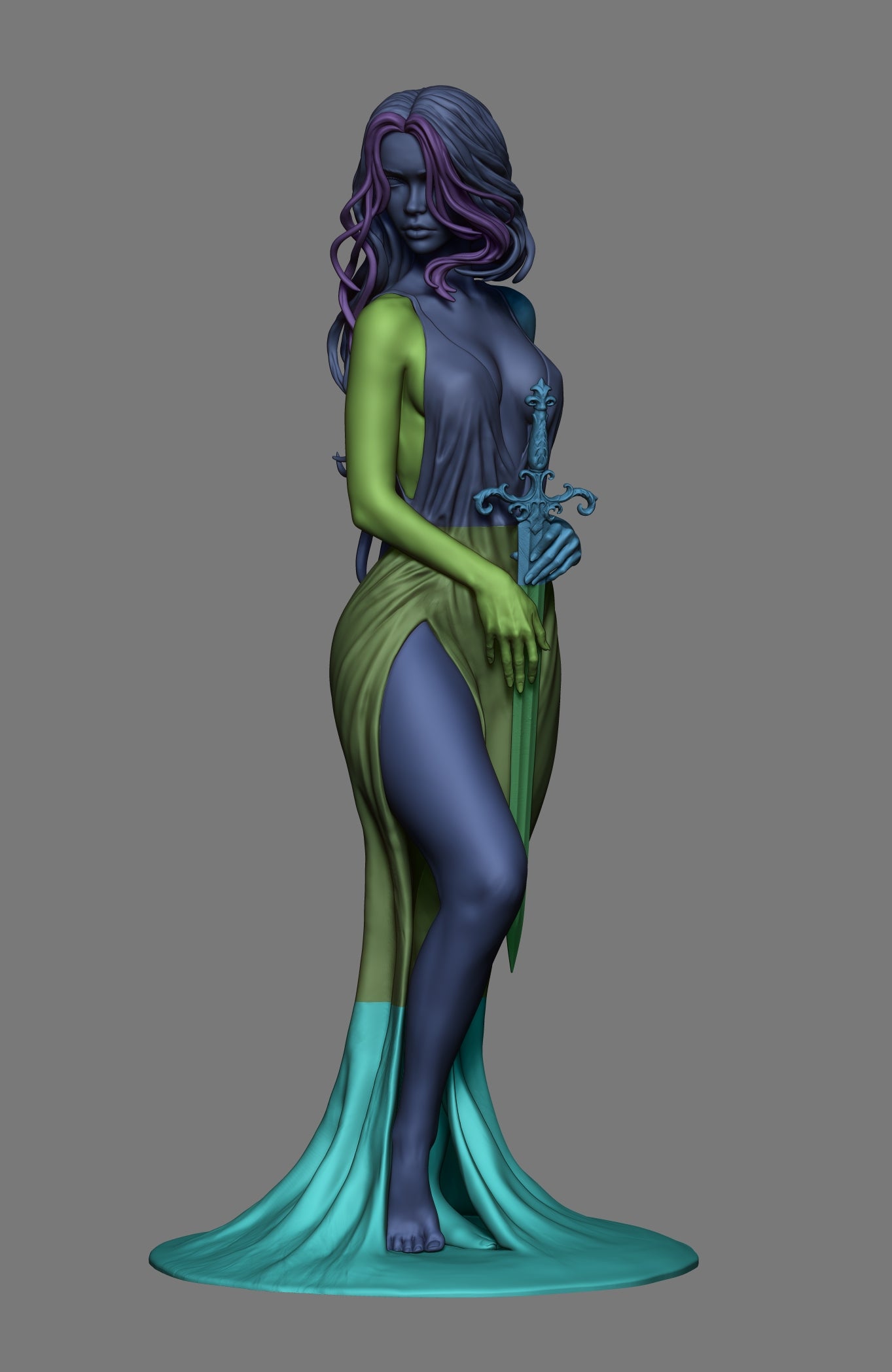 Lady of the Lake - Original CA3D Design - 1:6 Scale Figure - Image 5